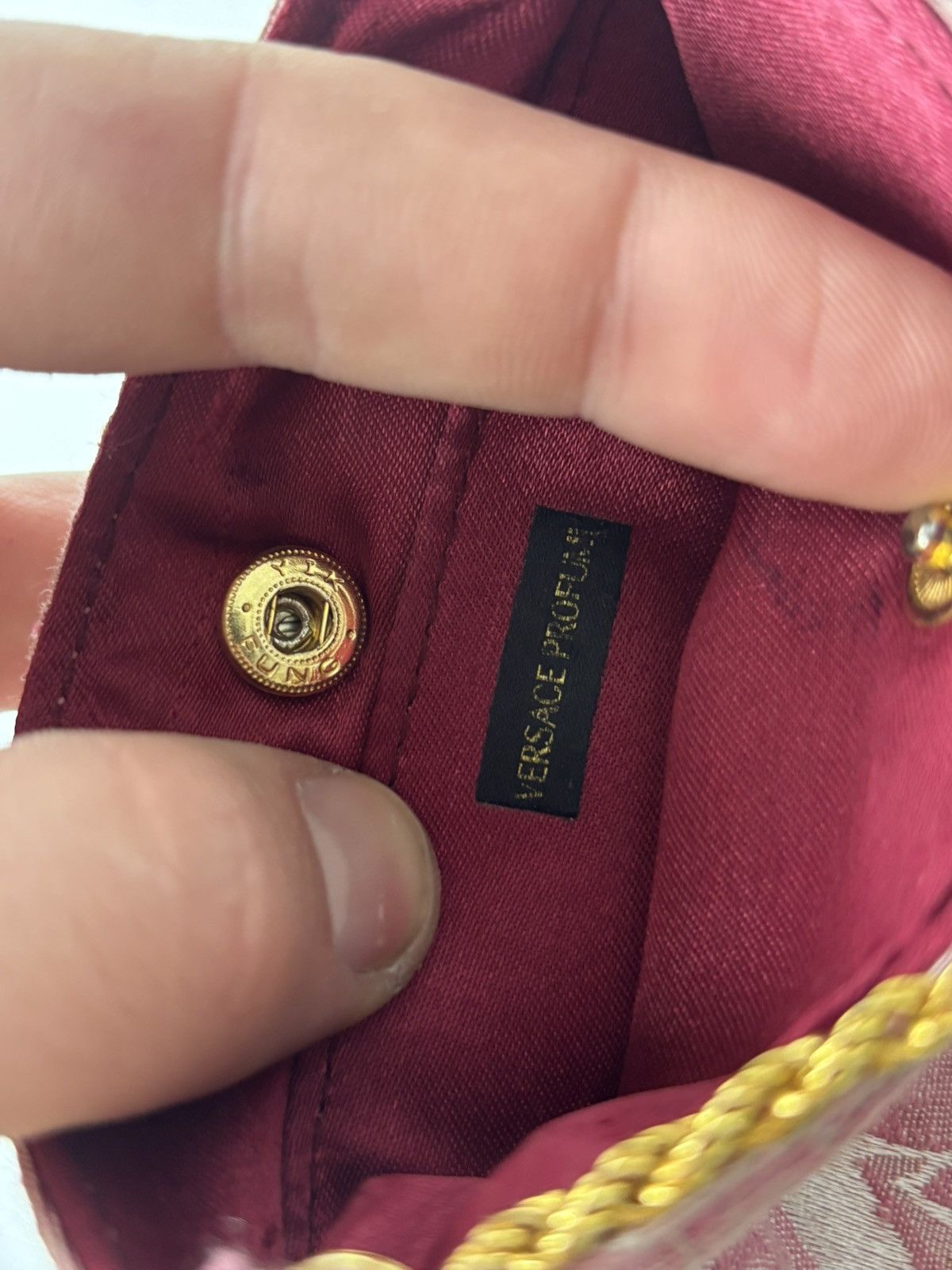 Vintage Vintage Versace Silk Chin bag Size ONE SIZE - 7 Thumbnail