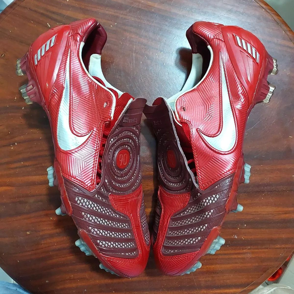 Nike T90 Laser II Elite FG Red 318793-606 Us10 Uk9 28CM RARE!!! Size US 9 / EU 42 - 13 Thumbnail