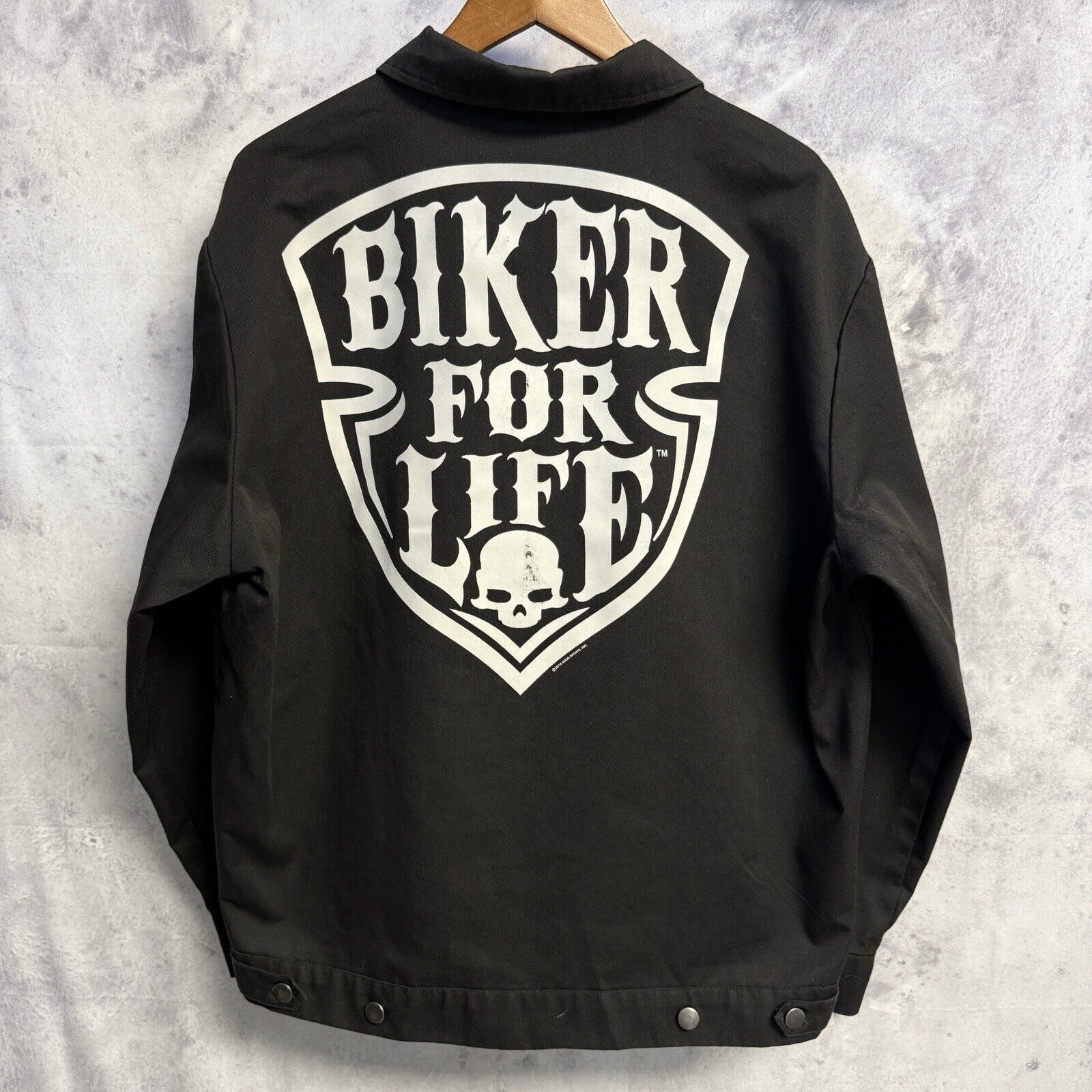 Other Hot Leathers Biker Jacket Mens XL Black Full Zip Thin Black Size US XL / EU 56 / 4 - 1 Thumbnail