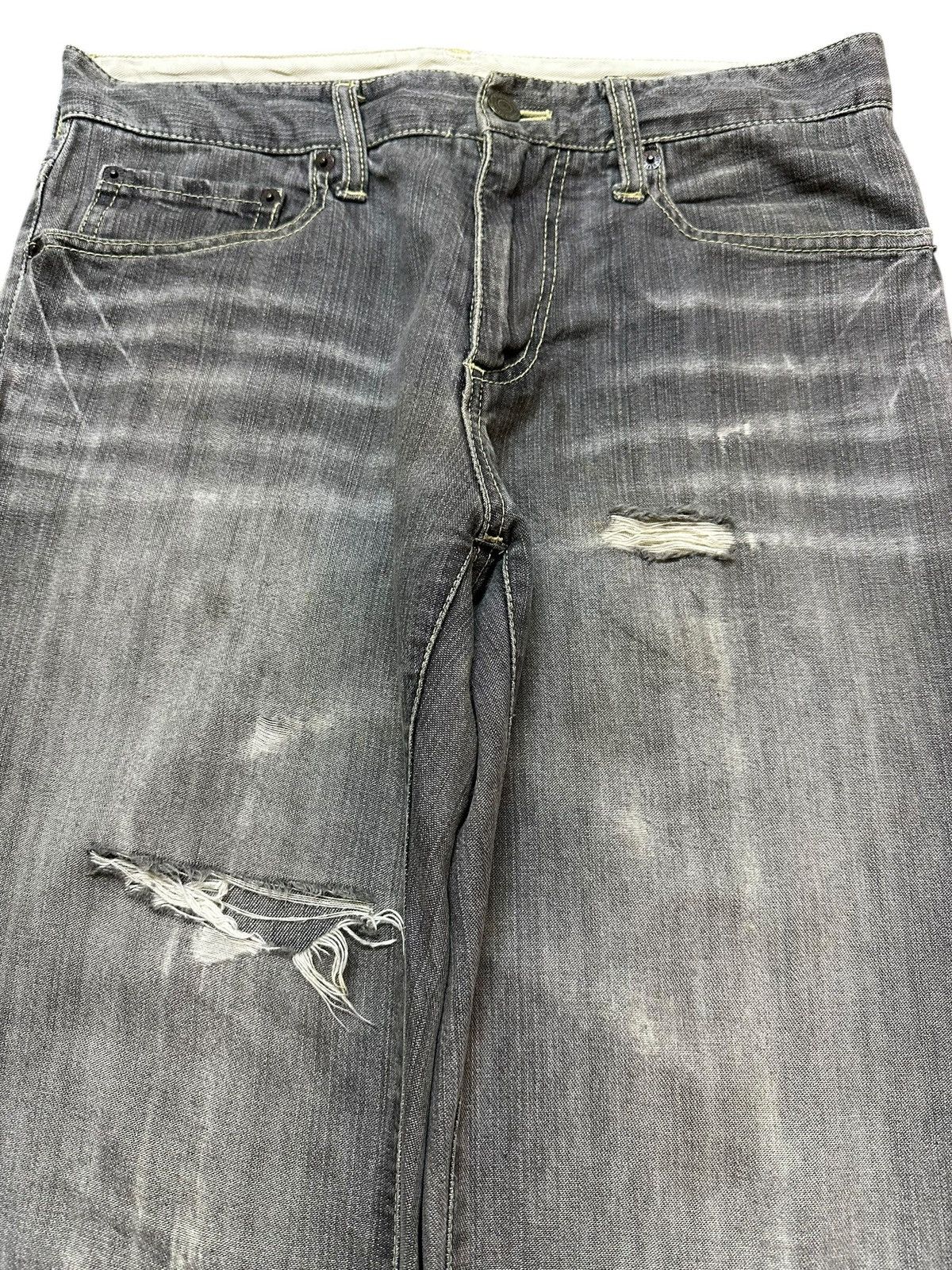 Japanese Brand Vintage Japanese Brand Faded Wash Distressed Style Jeans Size US 30 / EU 46 - 3 Thumbnail