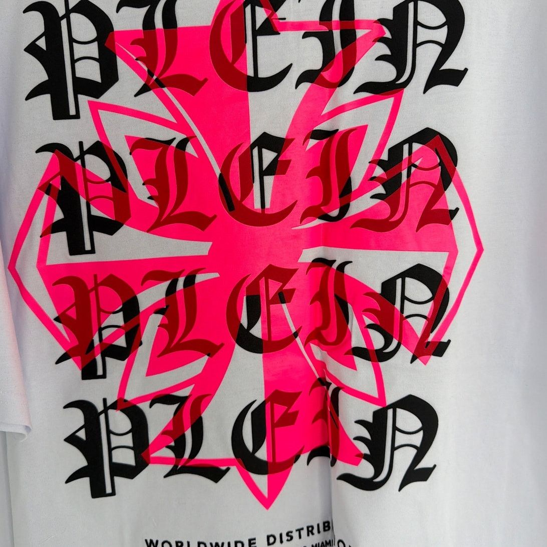 Philipp Plein Philipp Plein Worldwide Puffy Crest Round Neck T-shirt XXL Size US XXL / EU 58 / 5 - 8 Thumbnail