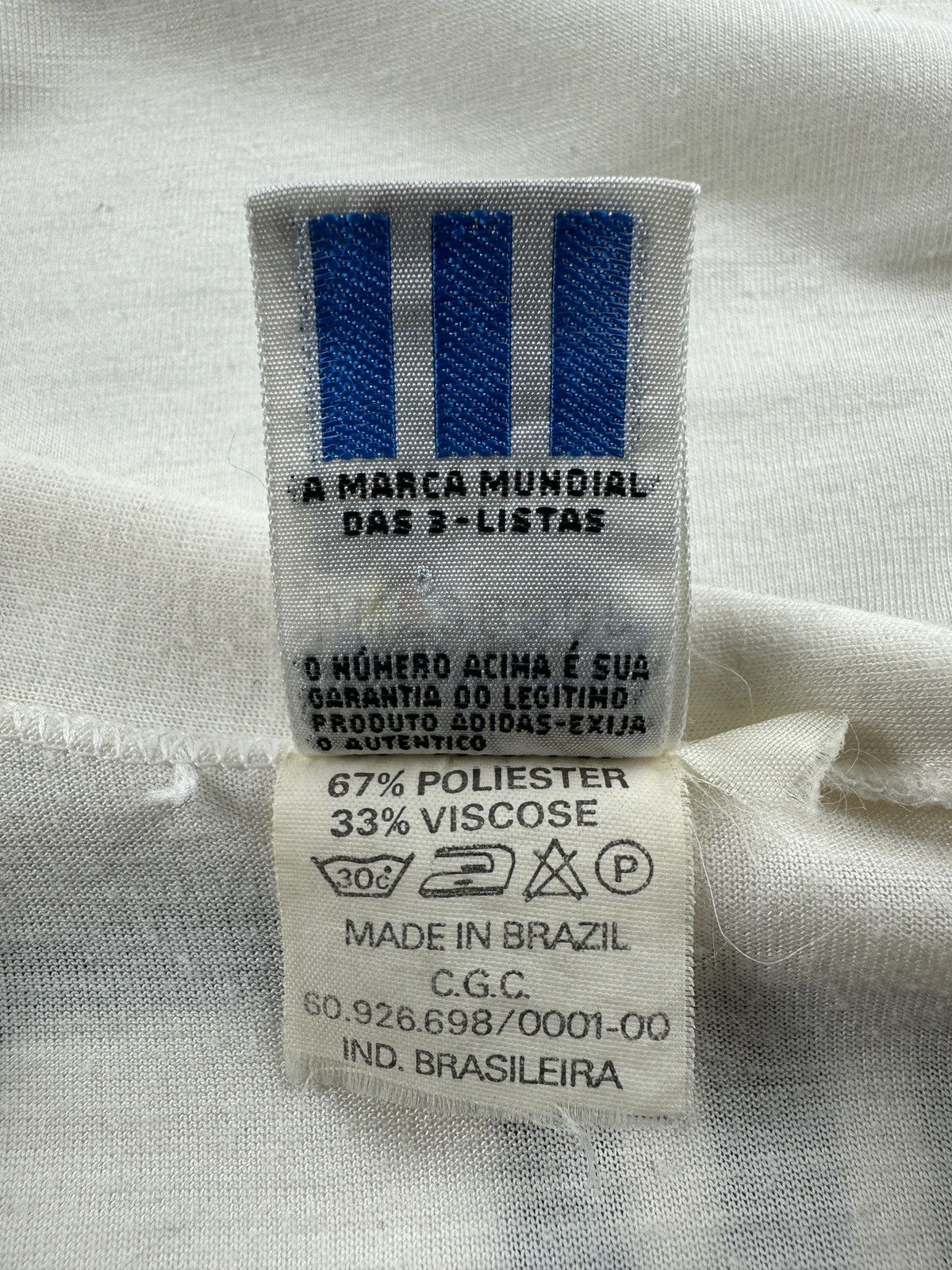 Adidas × Vintage VINTAGE 1989 SAO PAULO HOME SPFC BRAZIL SOCCER JERSEY Size US L / EU 52-54 / 3 - 19 Thumbnail