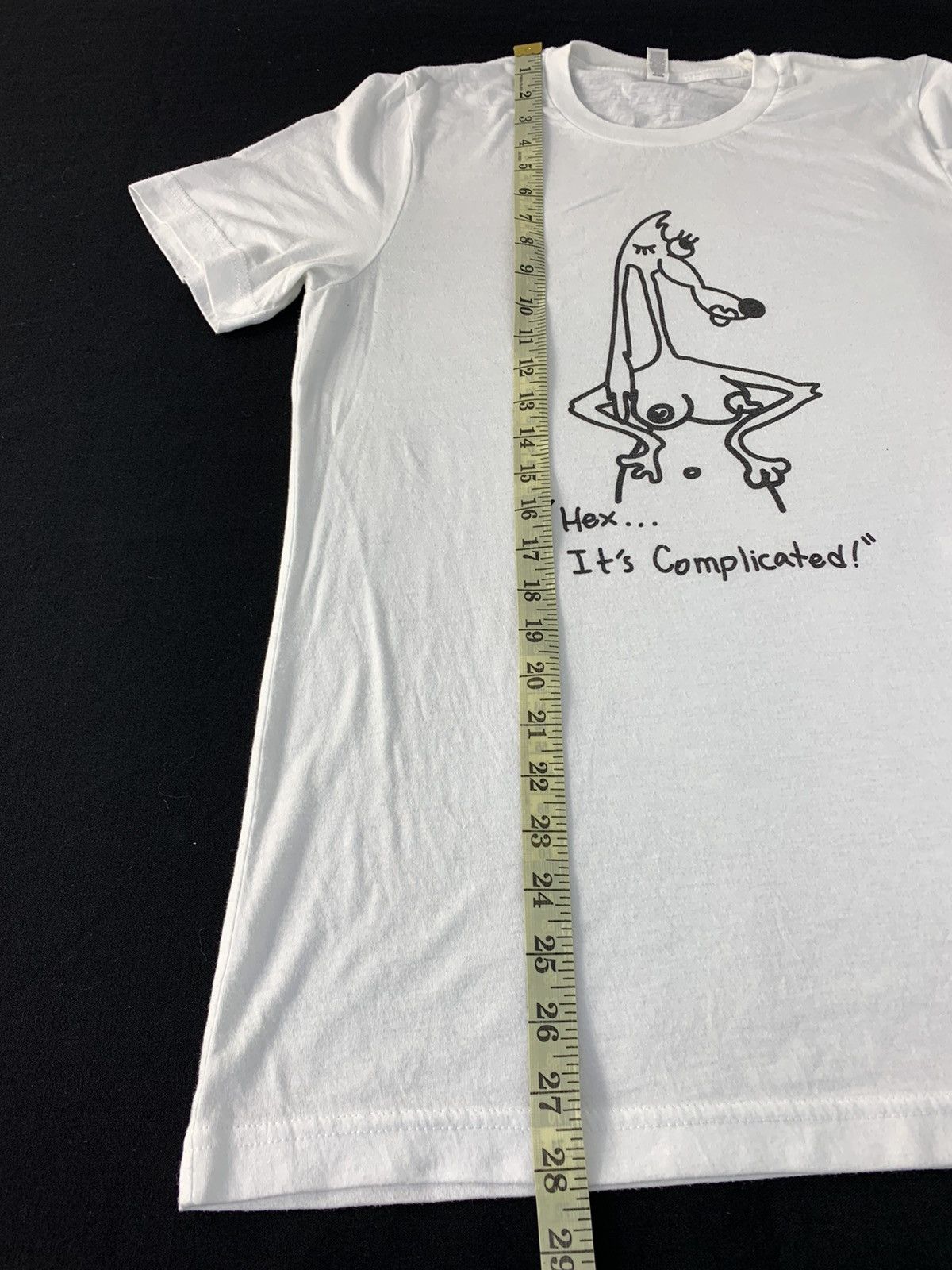 Japanese Brand Y2K Humour Hex Its Complicated Sexy Printed Crewneck Tee Size US M / EU 48-50 / 2 - 9 Thumbnail