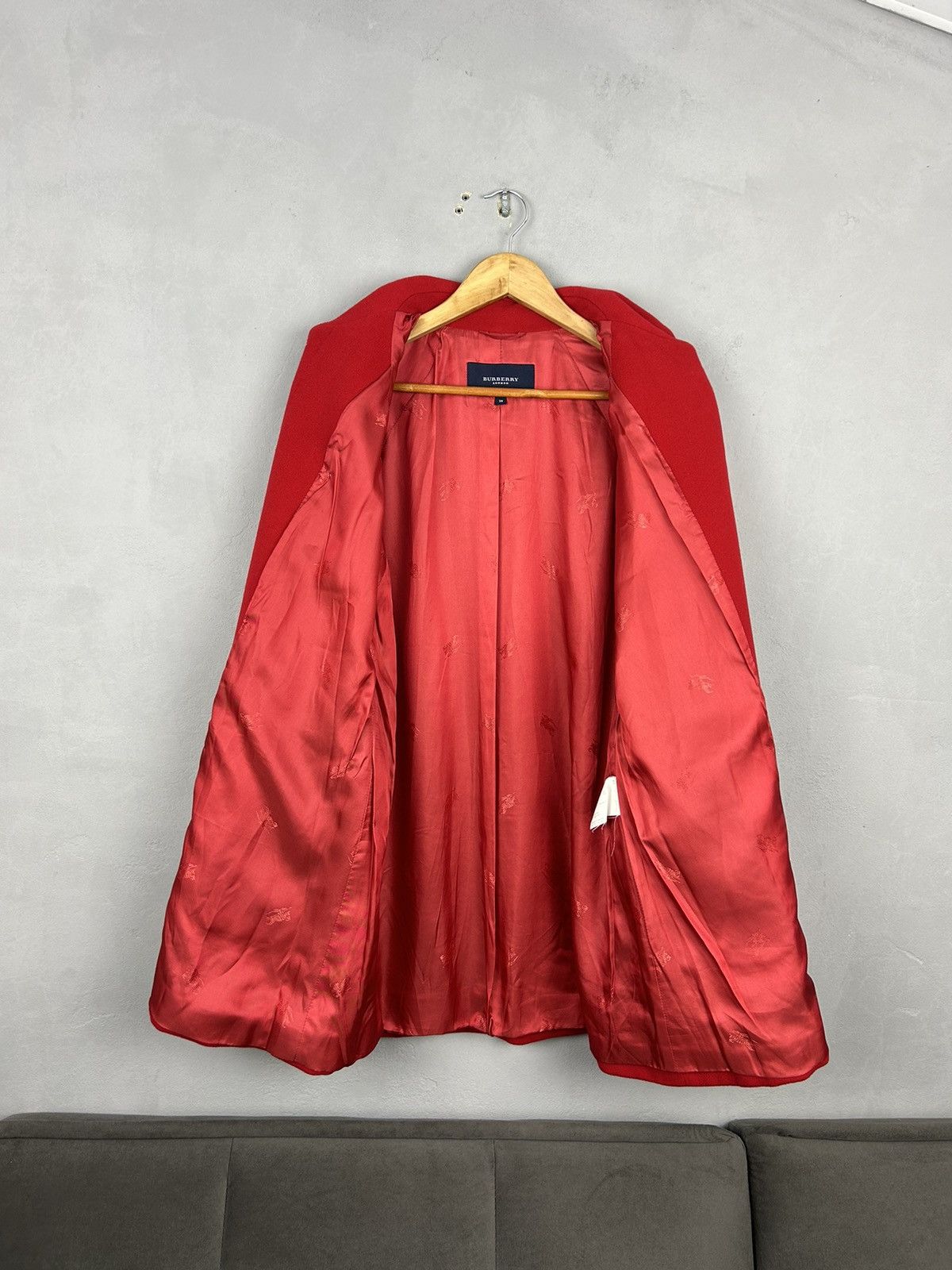 Burberry Burberry London Red Wool Cashmere Coat – Women’s 38 Size M / US 6-8 / IT 42-44 - 6 Thumbnail