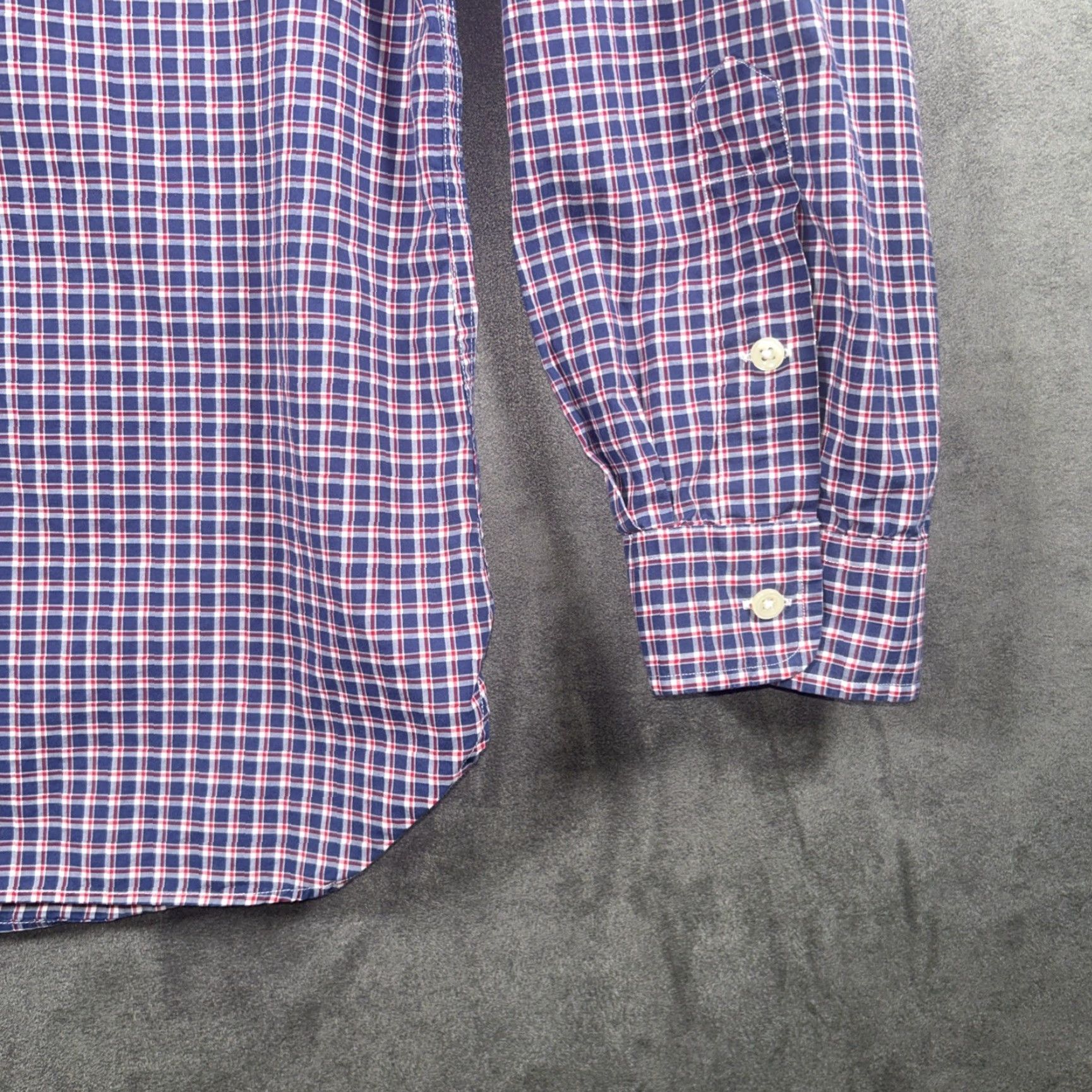 Polo Ralph Lauren Polo Ralph Lauren Button-Down Shirt Slim Fit Cotton Stretch Plaid Red Mens XL Size US XL / EU 56 / 4 - 7 Thumbnail