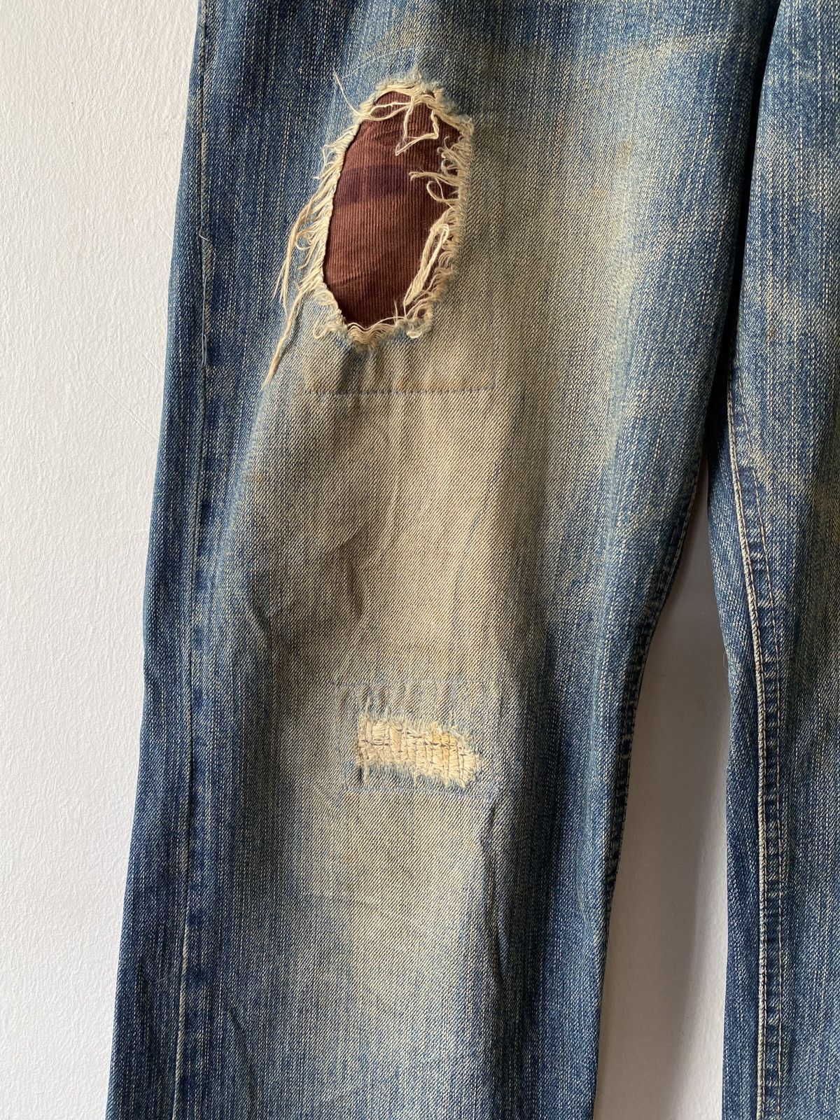 Japanese Brand Japanese Brand Global Work Distressed Denim Size US 32 / EU 48 - 6 Thumbnail