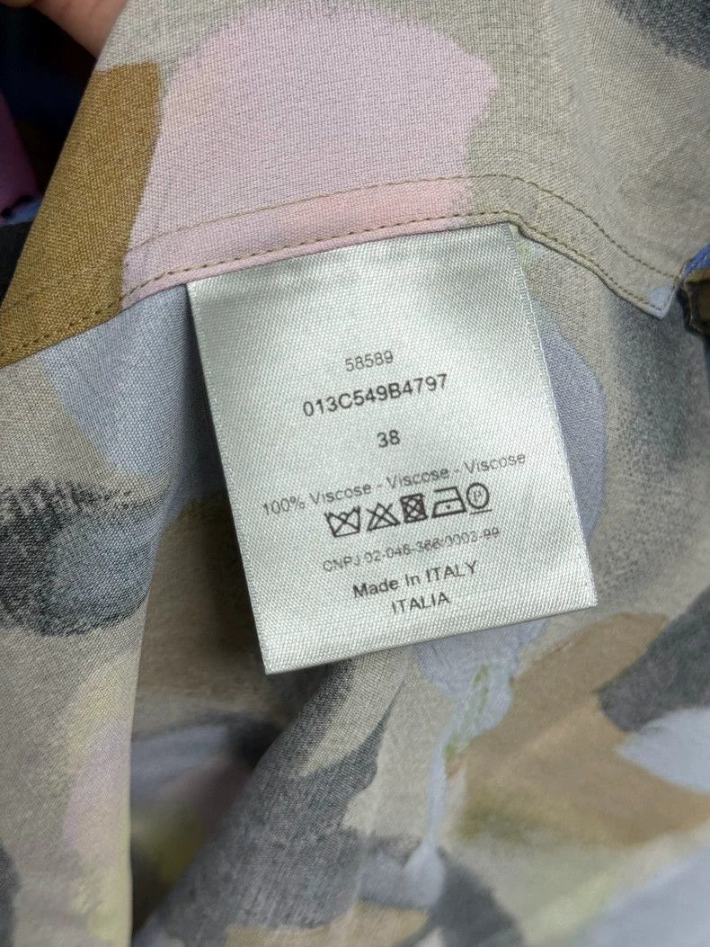 Dior Dior Size38 Ink oil paint pocket logo short-sleeved shirt Size US XXS / EU 40 - 3 Thumbnail