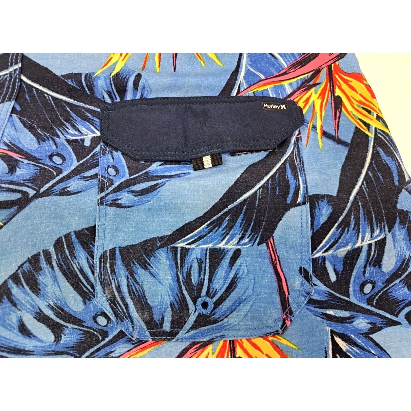 Hurley Hurley Phantom Board Shorts Blue Floral 32/9" Men Regular Back Pocket 7169 Size US 32 / EU 48 - 6 Thumbnail