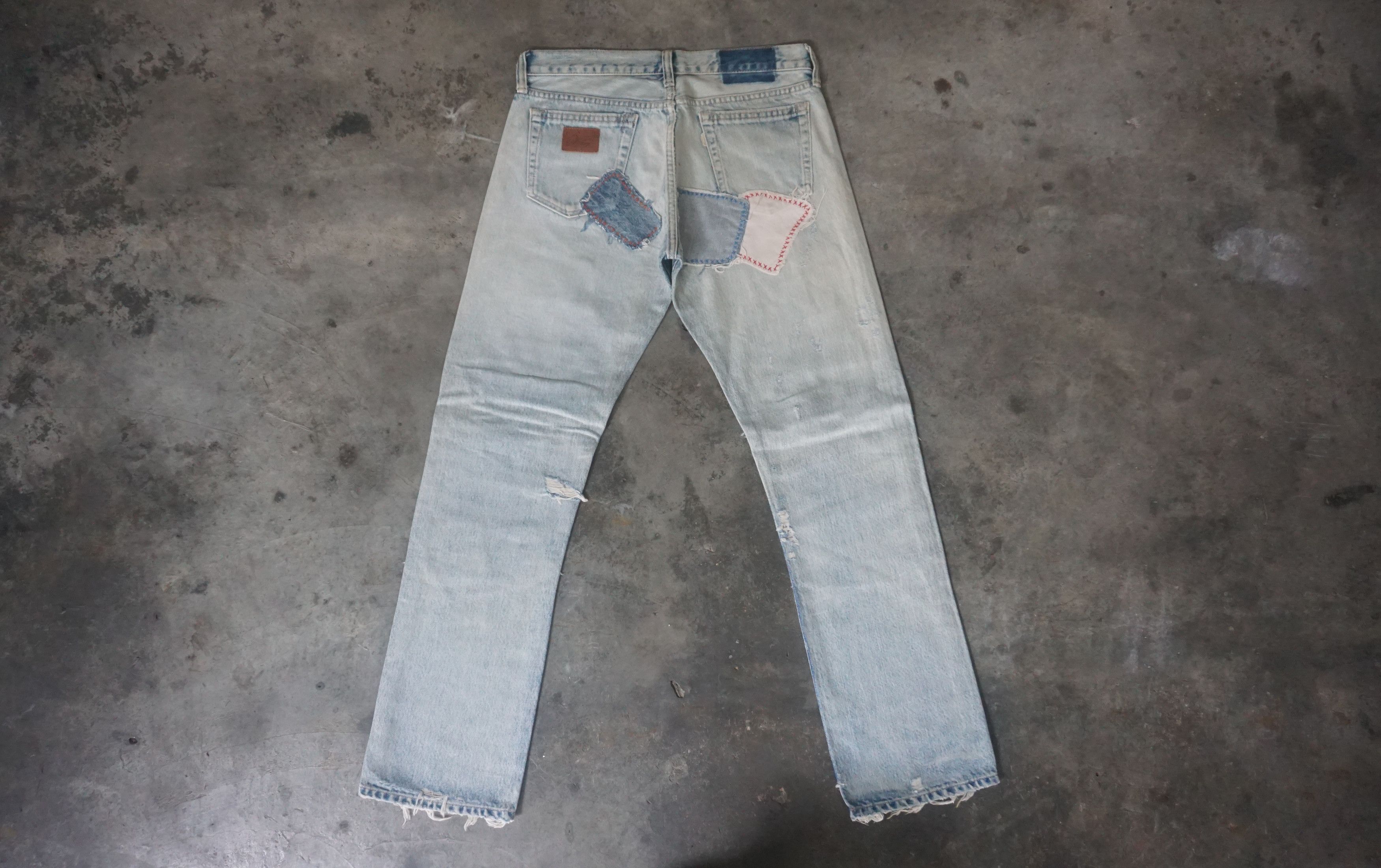 Japanese Brand RNA INC Slang Patchwork Jeans Size US 29 - 5 Thumbnail