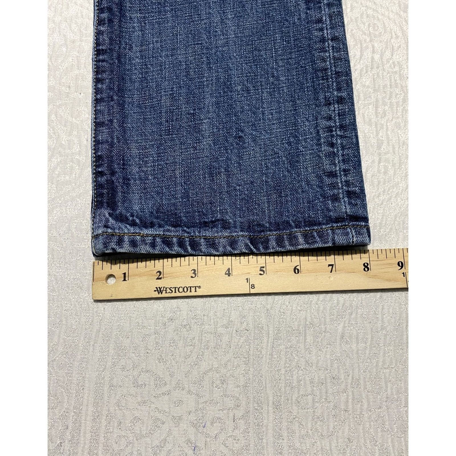 Levi's Levi's 501 Jeans Mens 32x32 Blue Denim Straight Leg Button Fly Vintage Modern Classic Regular Rise Whisker Retro 5-Pocket Cotton Denim Jeans Mens Size US 32 / EU 48 - 7 Thumbnail