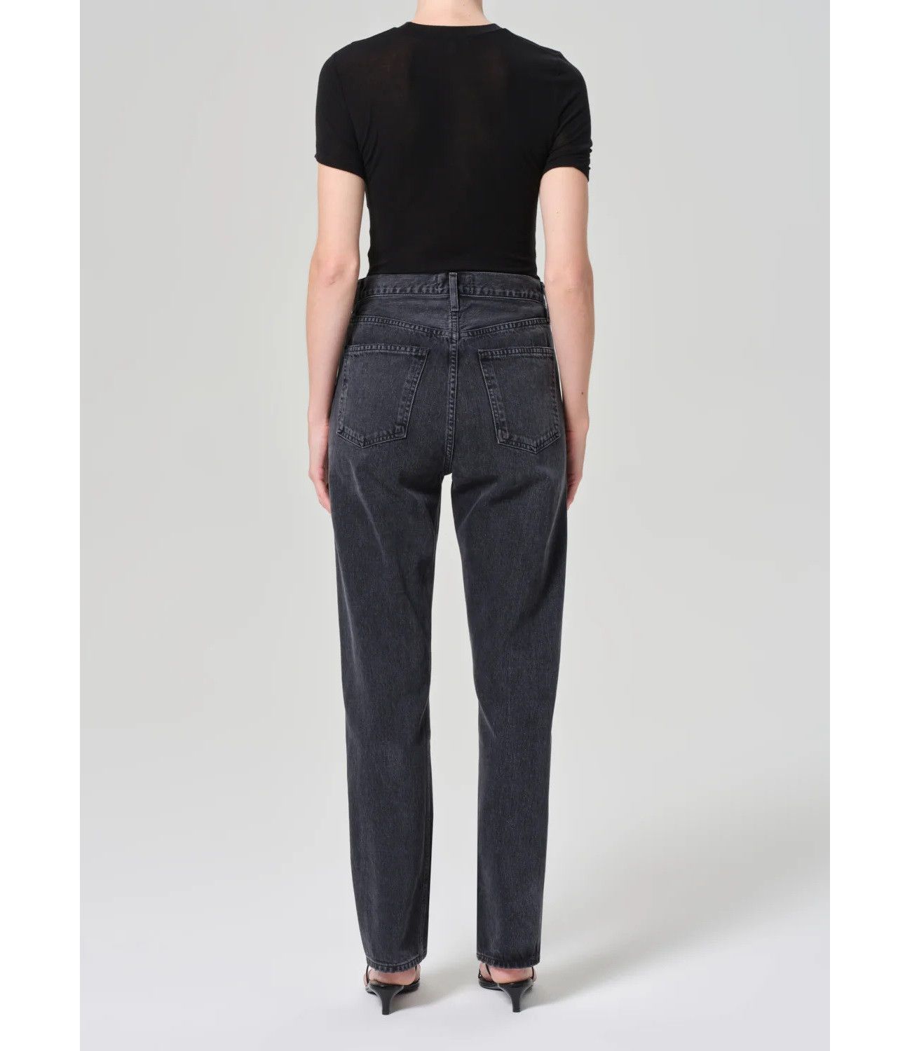 Agolde 90's Pinch Waist High Rise Straight Size 24" / US 00 / IT 34 - 5 Thumbnail