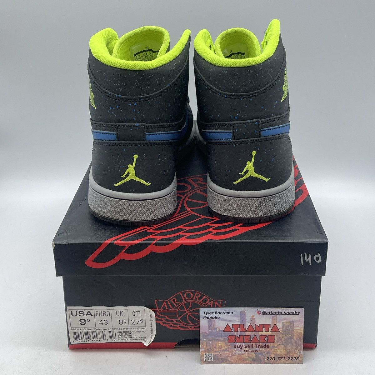 Jordan Brand Air Jordan 1 high BHM Size US 9.5 / EU 42-43 - 3 Thumbnail