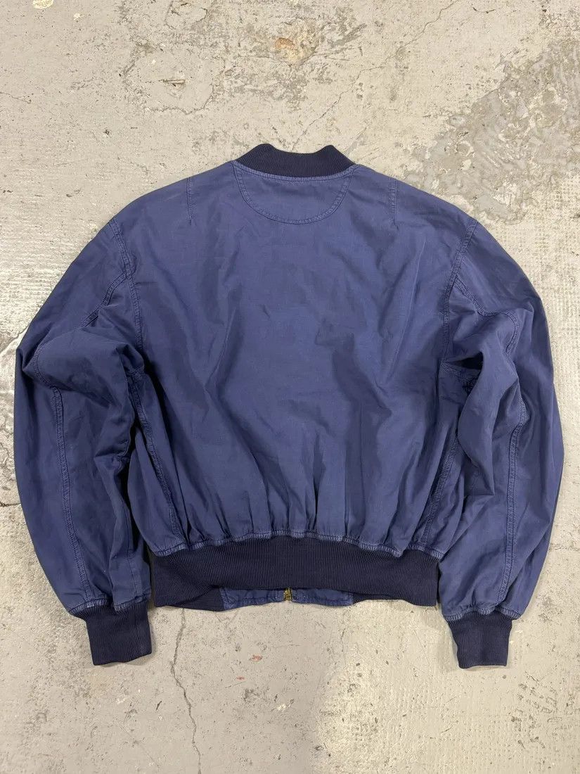 Designer × Moschino × Vintage AW1994 Moschino Blue Relaxed Bomber Jacket Size US M / EU 48-50 / 2 - 4 Thumbnail