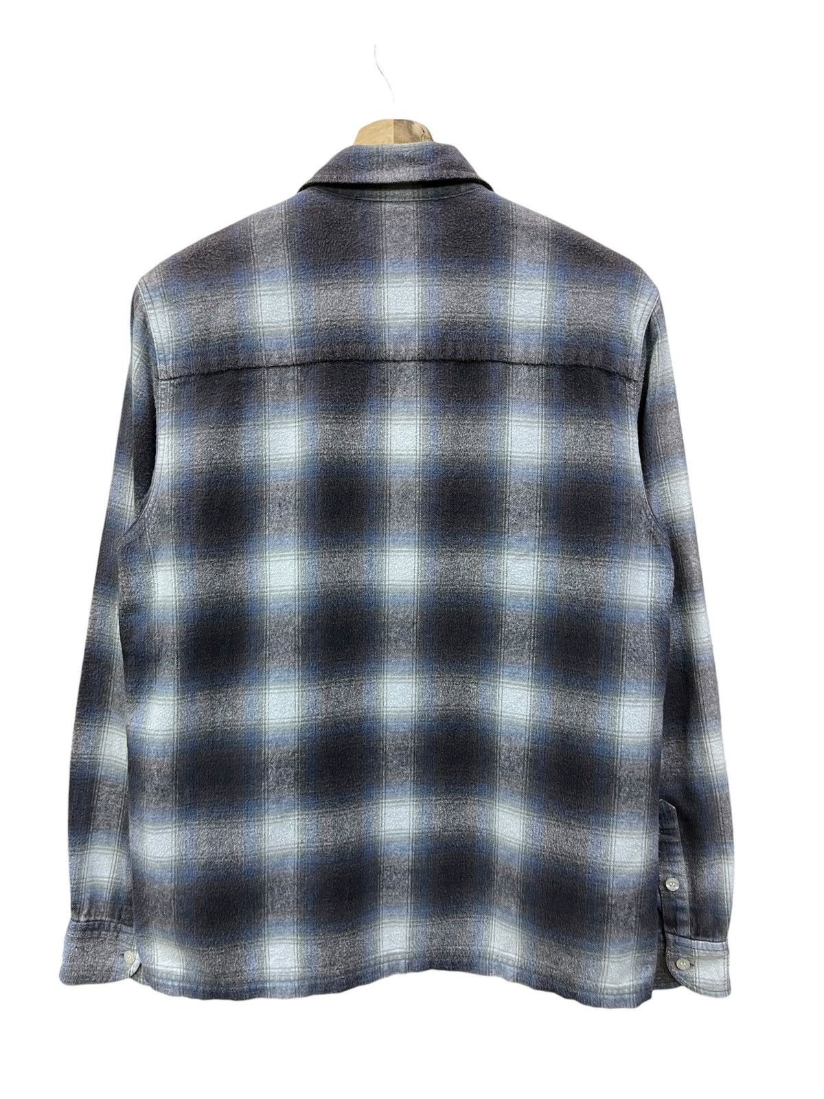 Neighborhood × Wtaps WTAPS Shadow Plaid Flannel Shirt Made Japan Archive Workwear Size US XS / EU 42 / 0 - 2 Thumbnail
