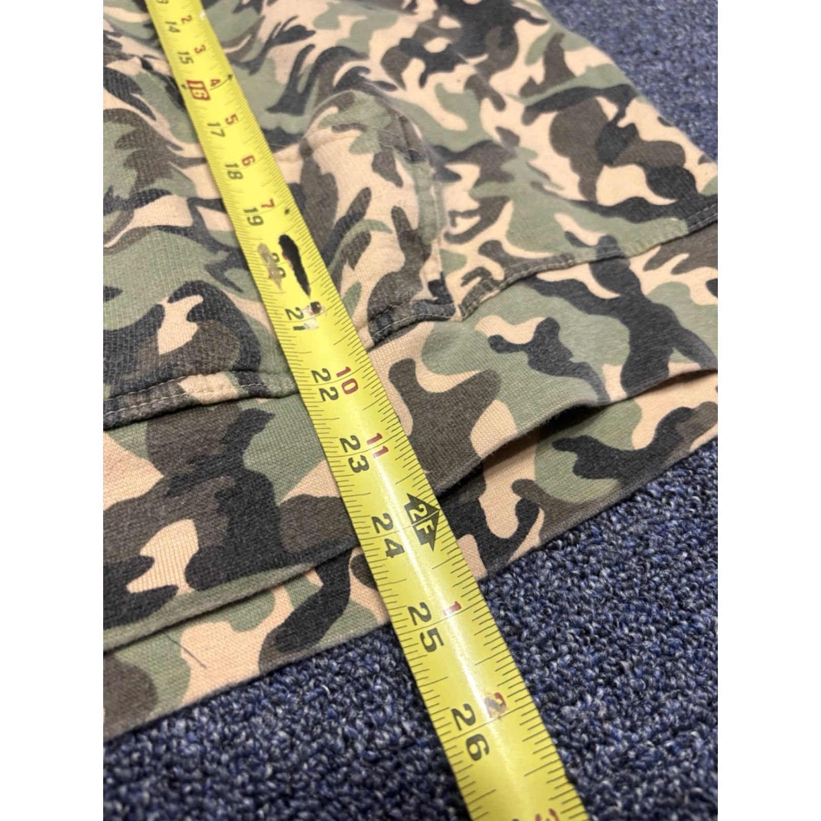 Area Vtg New York Area Code 212 Boxy Hoodie Sweatshirt Camouflage Woodland XXL I4 Size US XL / EU 56 / 4 - 4 Thumbnail