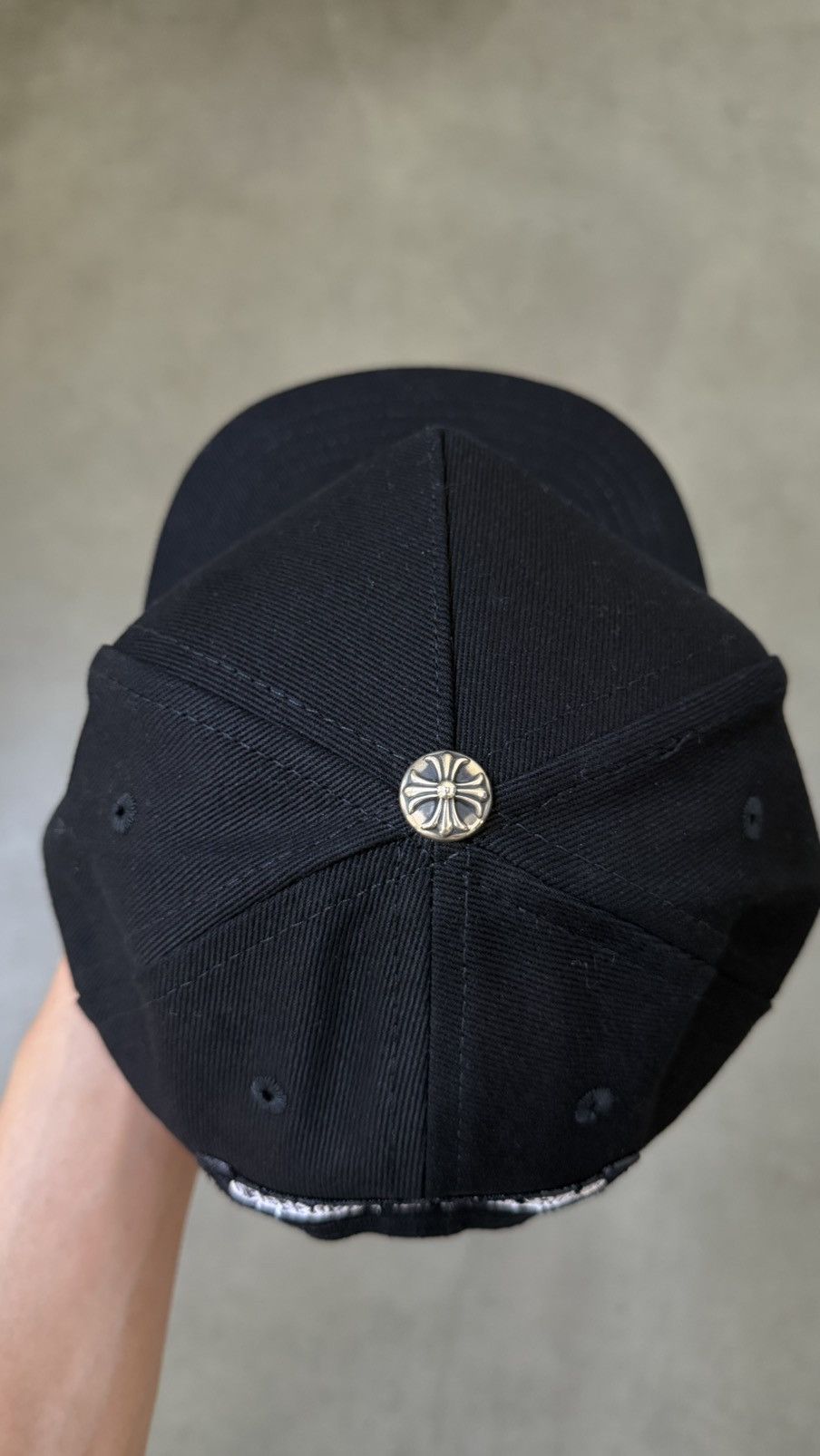 Chrome Hearts RARE! Chrome Hearts RS3 Denim Baseball Hat Size ONE SIZE - 3 Thumbnail