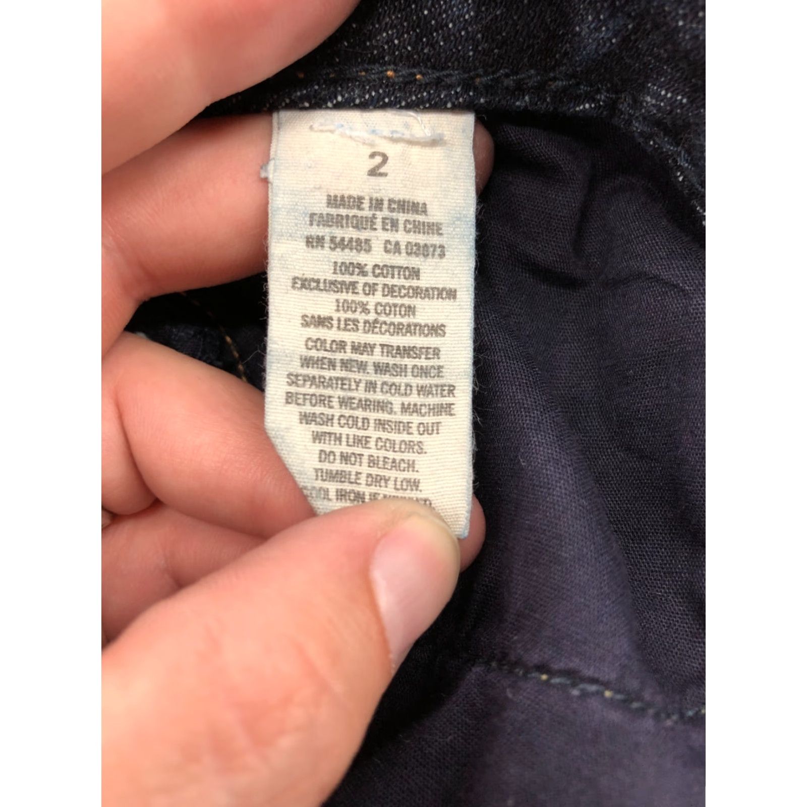 American Eagle Outfitters American Eagle Cut-off Shorts Womens Size 2 Mid Rise Dark Wash Blue Denim Jean Size 26" / US 2 / IT 38 - 7 Thumbnail