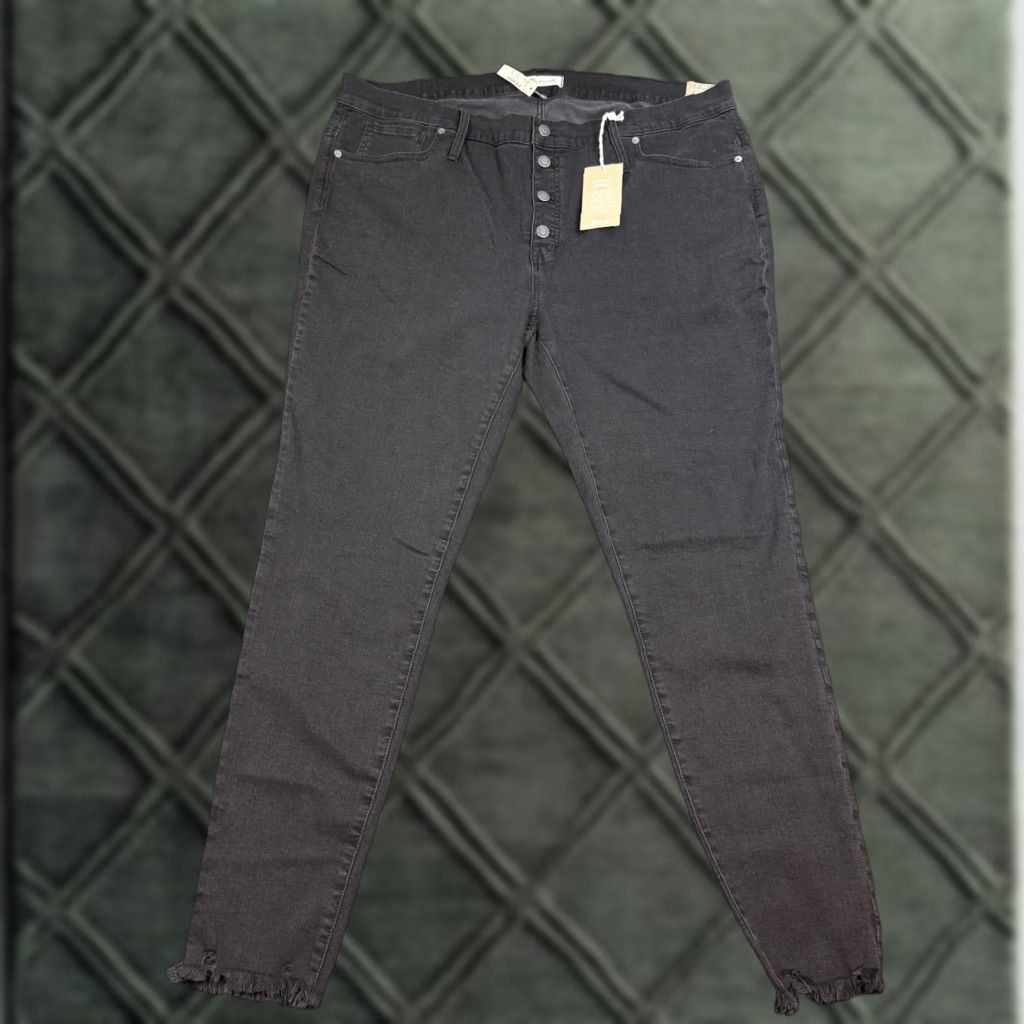 Madewell Madewell Jeans Skinny Dark Wash 9" High-Rise Plus Size 36 Button Fly NWT Men Size US 36 / EU 52 - 1 Thumbnail