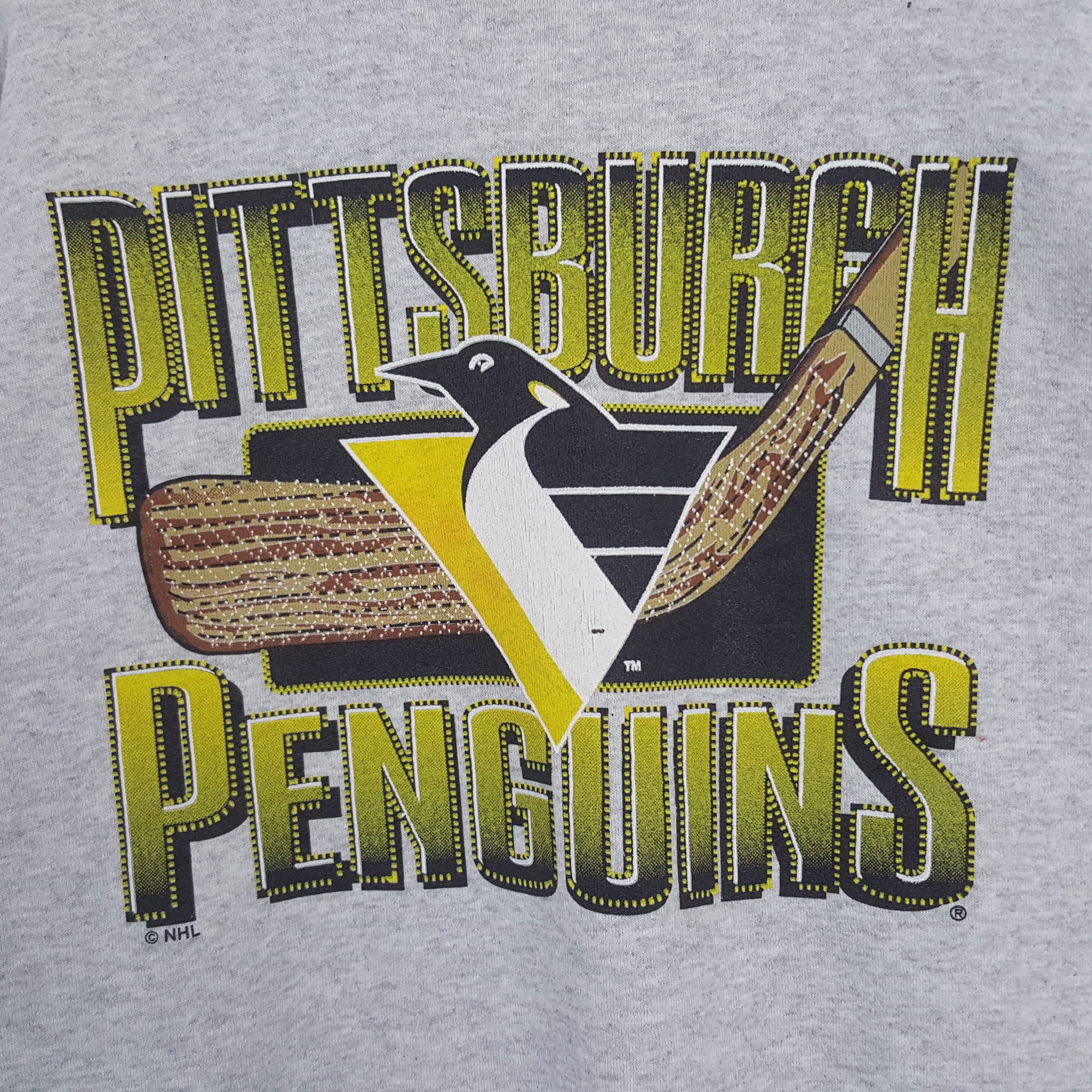 NHL Vintage Pittburgh Penguins Hockey Team Sweatshirt C247N20 Size US L / EU 52-54 / 3 - 2 Thumbnail