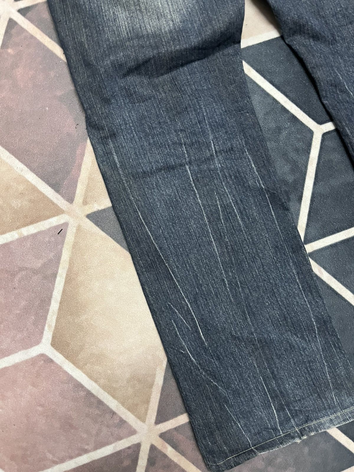 Tornado Mart 💥Japanese Brand BACK RUSH Mini Flare Jeans Size US 33 - 5 Thumbnail