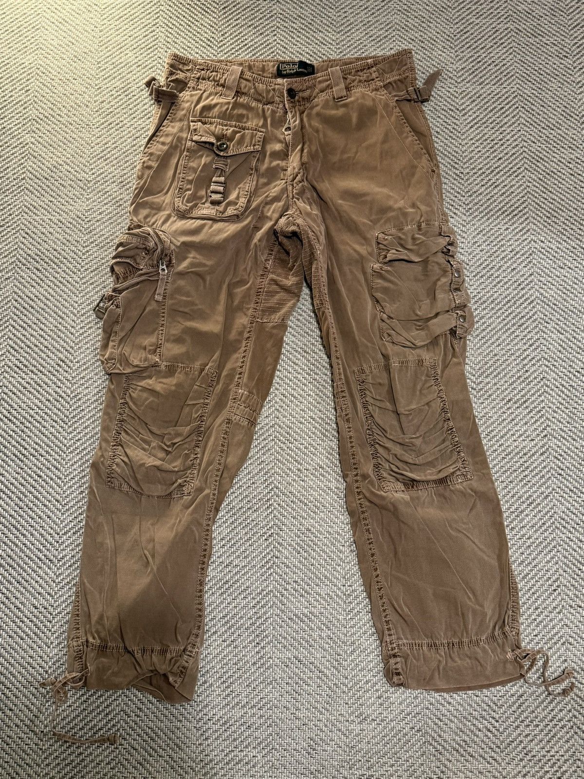 Ralph Lauren RALPH LAUREN CLASSIC CARGO PANTS PARACHUTE BOMBER PANTS Size US 32 / EU 48 - 1 Thumbnail