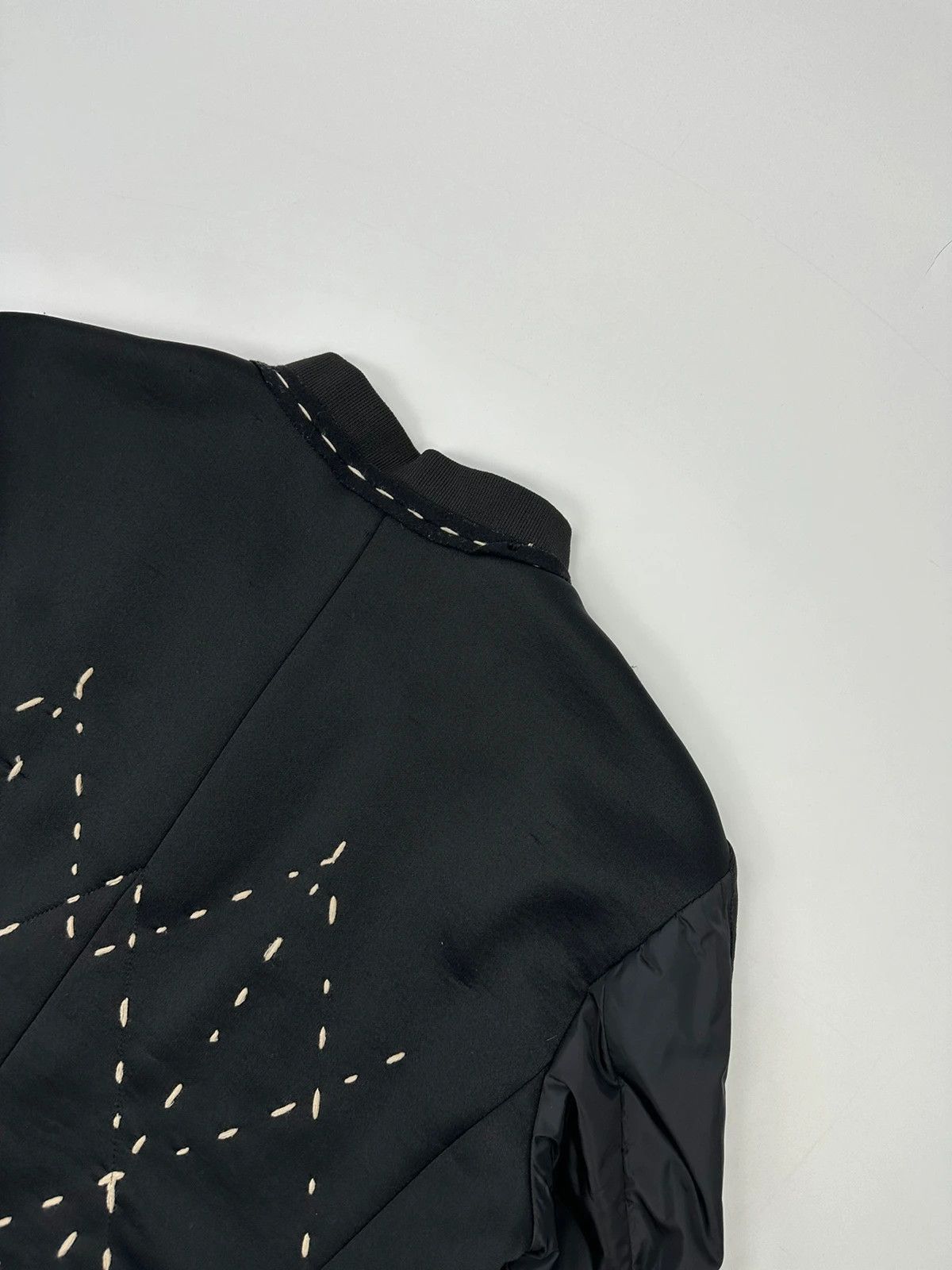 Marithe + Francois Girbaud Marithé Francois Girbaud Black White Stitched Sample Jacket Size L / US 10 / IT 46 - 8 Thumbnail