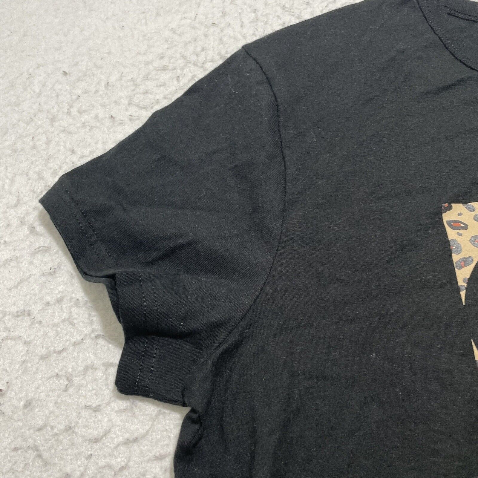 Champion Champion Black Cotton Graphic Tee Animal Print Logo T Shirt Size L / US 10 / IT 46 - 6 Thumbnail