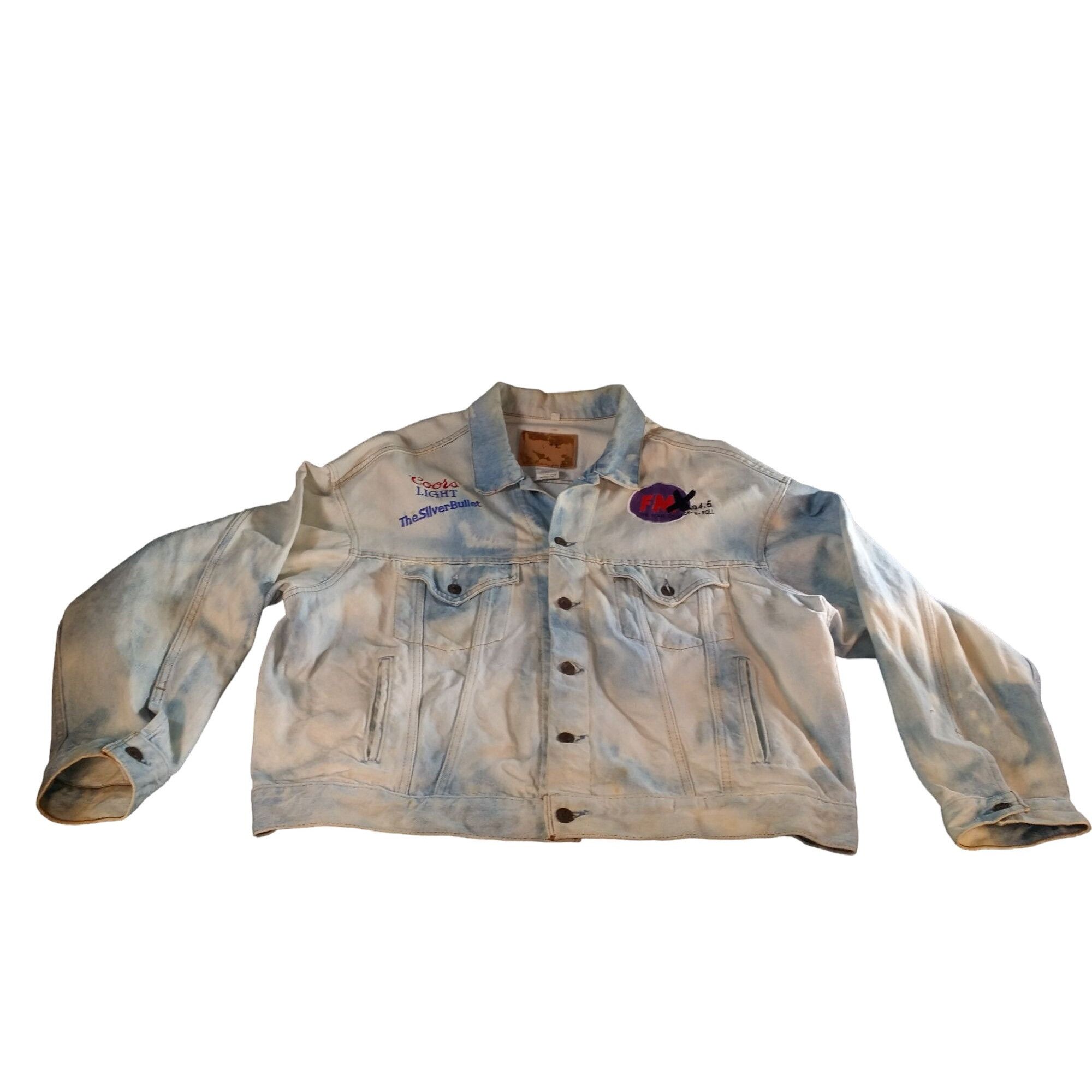 Vintage FM X 94.5 The Craven Moorehead Band Denim Jacket Men Sz XXL Size US XXL / EU 58 / 5 - 1 Thumbnail