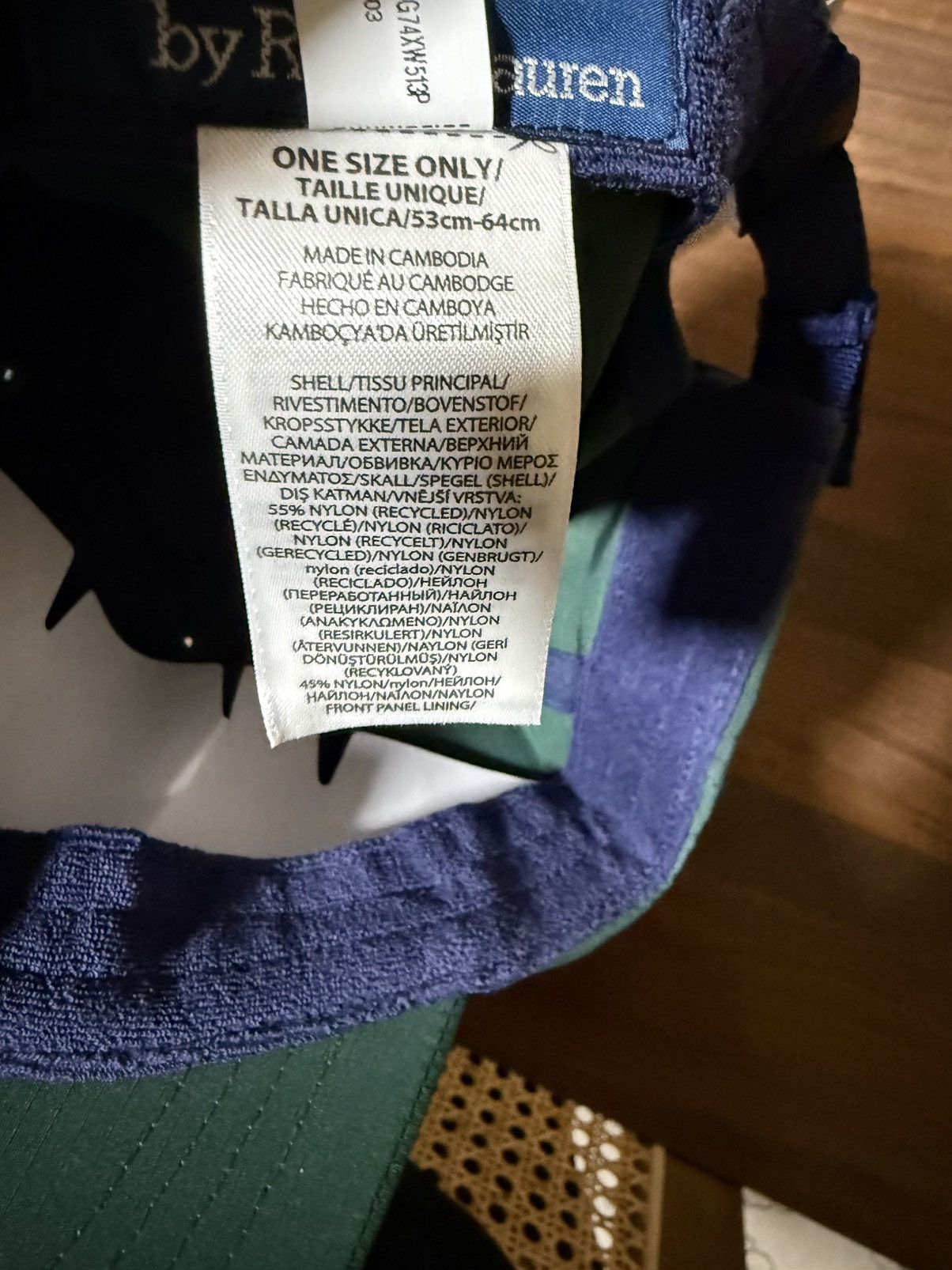 Polo Ralph Lauren Polo Ralph Lauren P-Wing Logo Ripstop Ball Cap Green Hat Size ONE SIZE - 7 Thumbnail