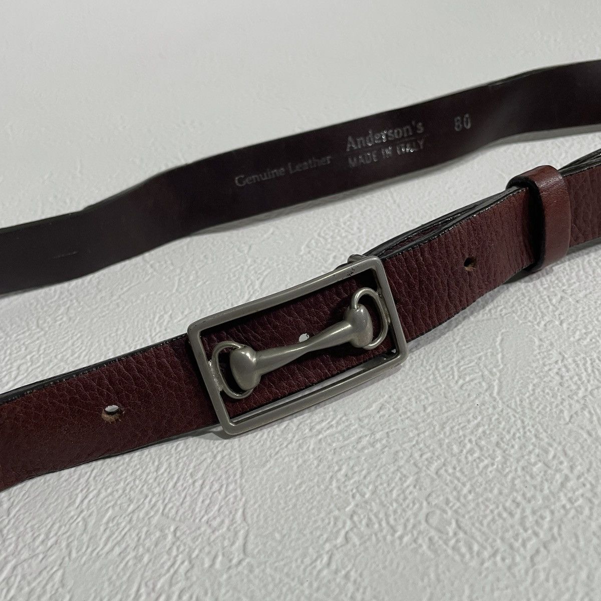 Andersons Vintage retro Anderson's leather belt Size ONE SIZE - 2 Thumbnail