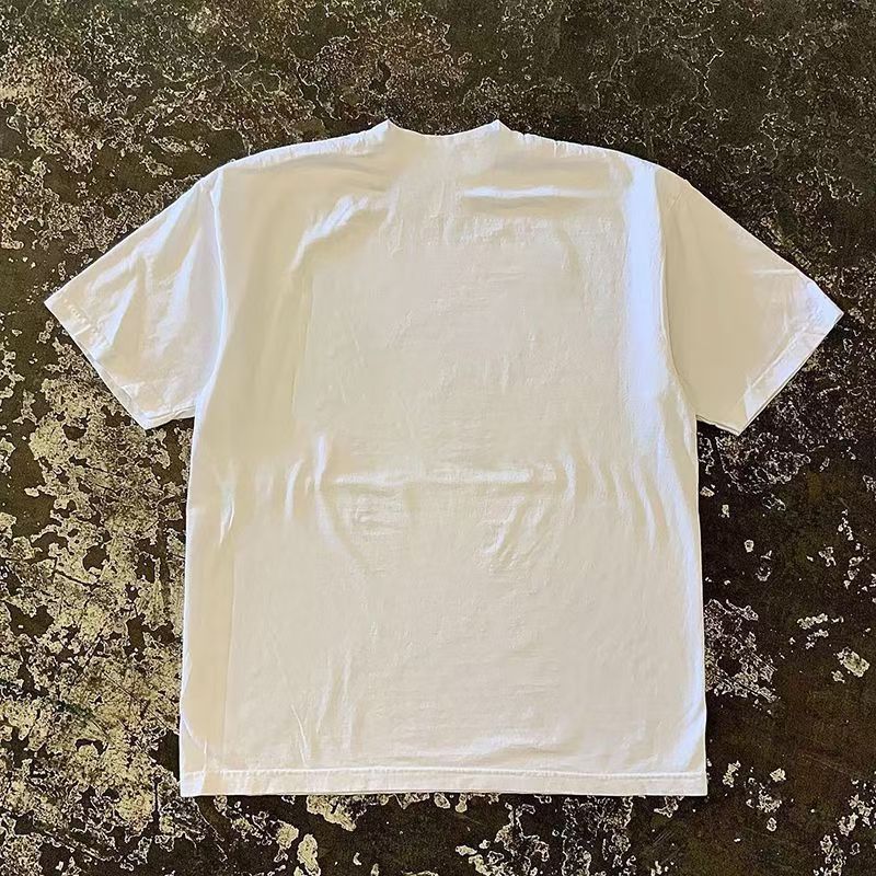 Japanese Brand White casual retro cat print cotton t-shirt Size US M / EU 48-50 / 2 - 2 Thumbnail
