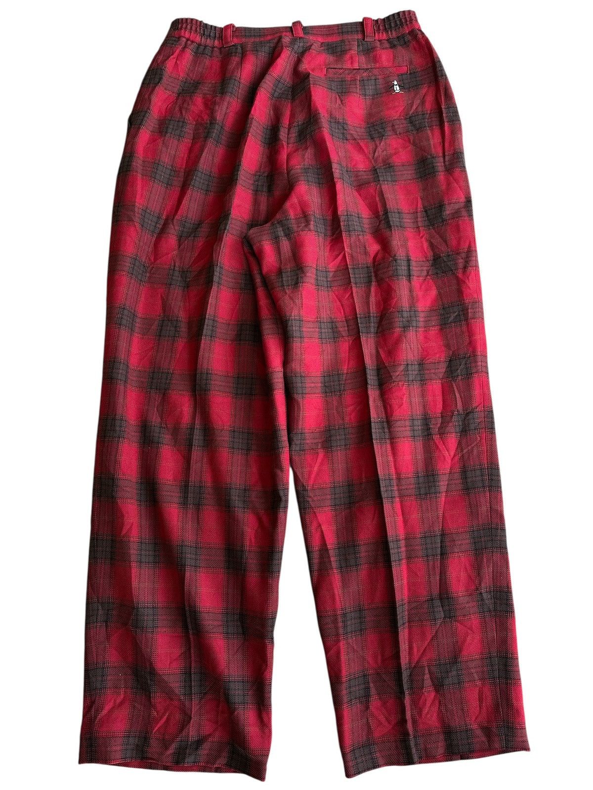 Le Grande Bleu (L.G.B.) Vintage Japanese Brand GrandSlam Wool Pants. Size US 28 / EU 44 - 2 Thumbnail