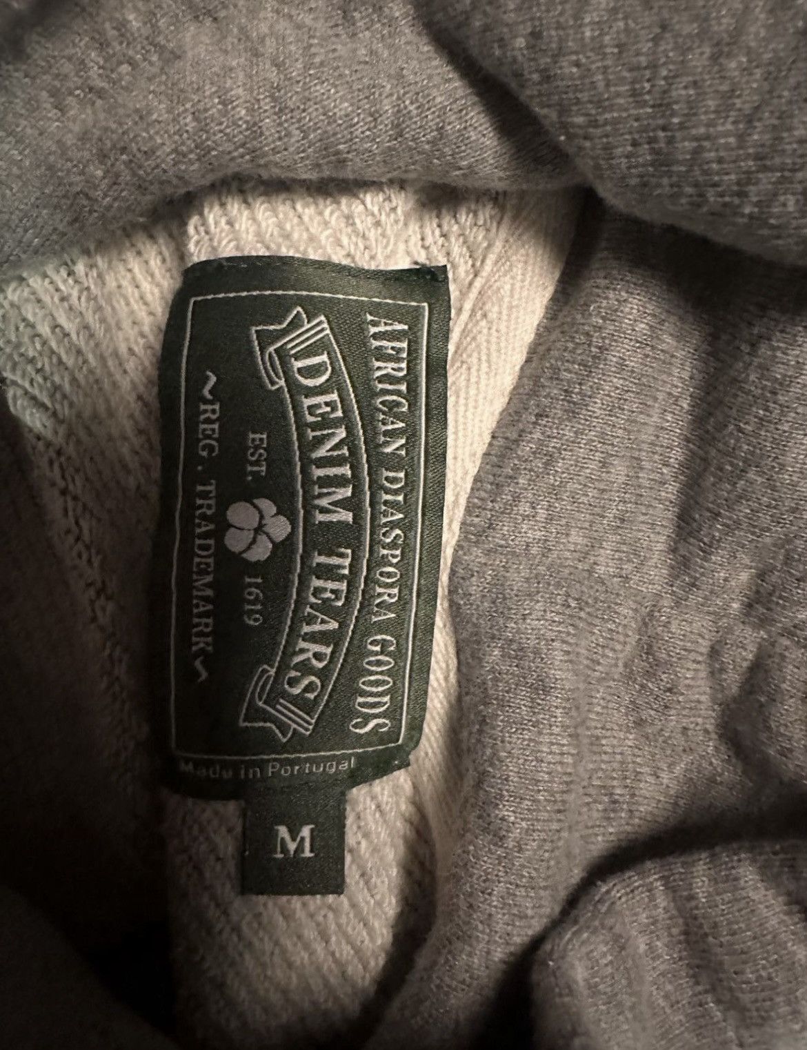 DENIM TEARS DENIM TEARS - Grey Cotton Wreath Hoodie Medium Size US M / EU 48-50 / 2 - 5 Thumbnail