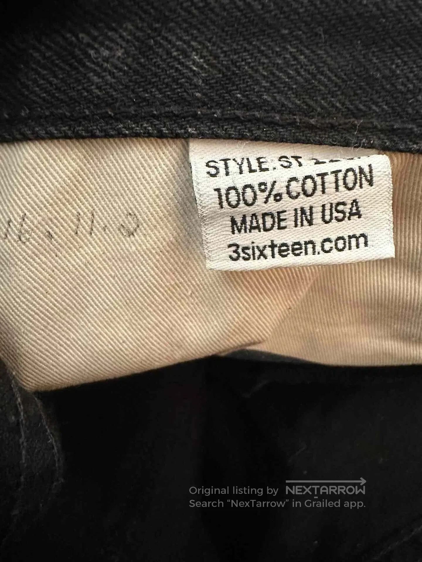 3sixteen 3sixteen Black Jeans W34. Size US 34 / EU 50 - 4 Thumbnail