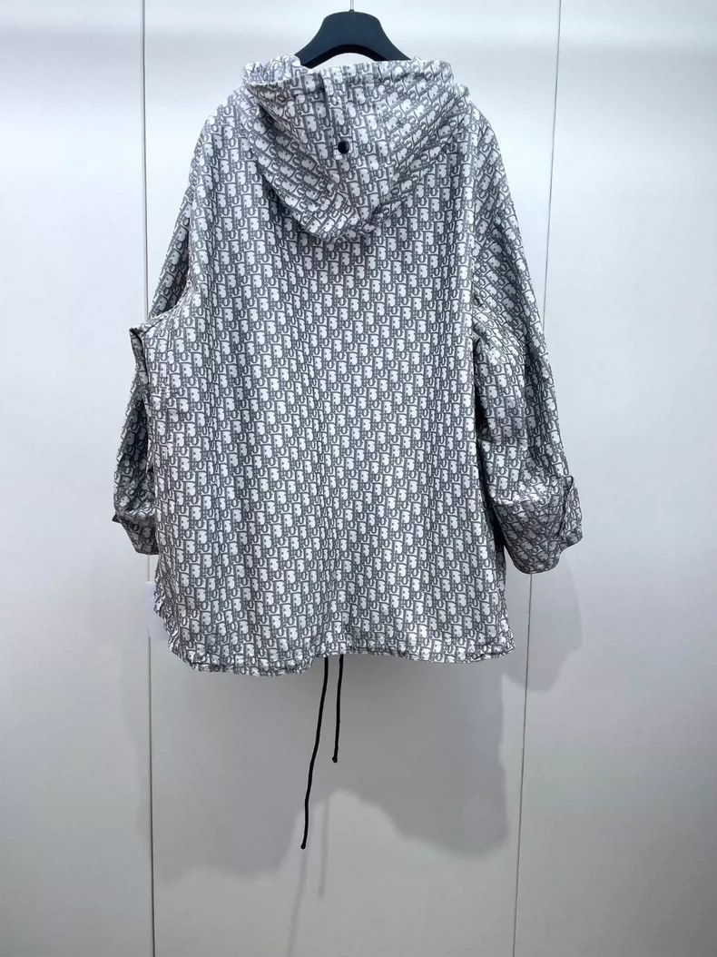 Dior Dior Gray old flower hooded windbreaker jacket 2504-Nextarr Size XS / US 0-2 / IT 36-38 - 2 Thumbnail