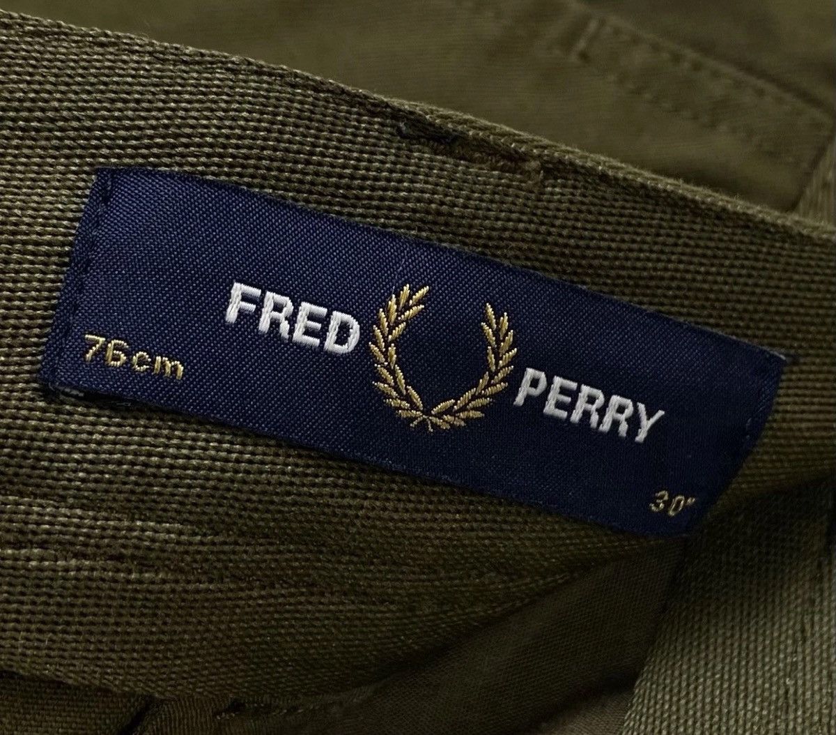 Fred Perry Fred Perry Chino Pants Trousers Khaki Olive Green Casual Size US 30 / EU 46 - 4 Thumbnail