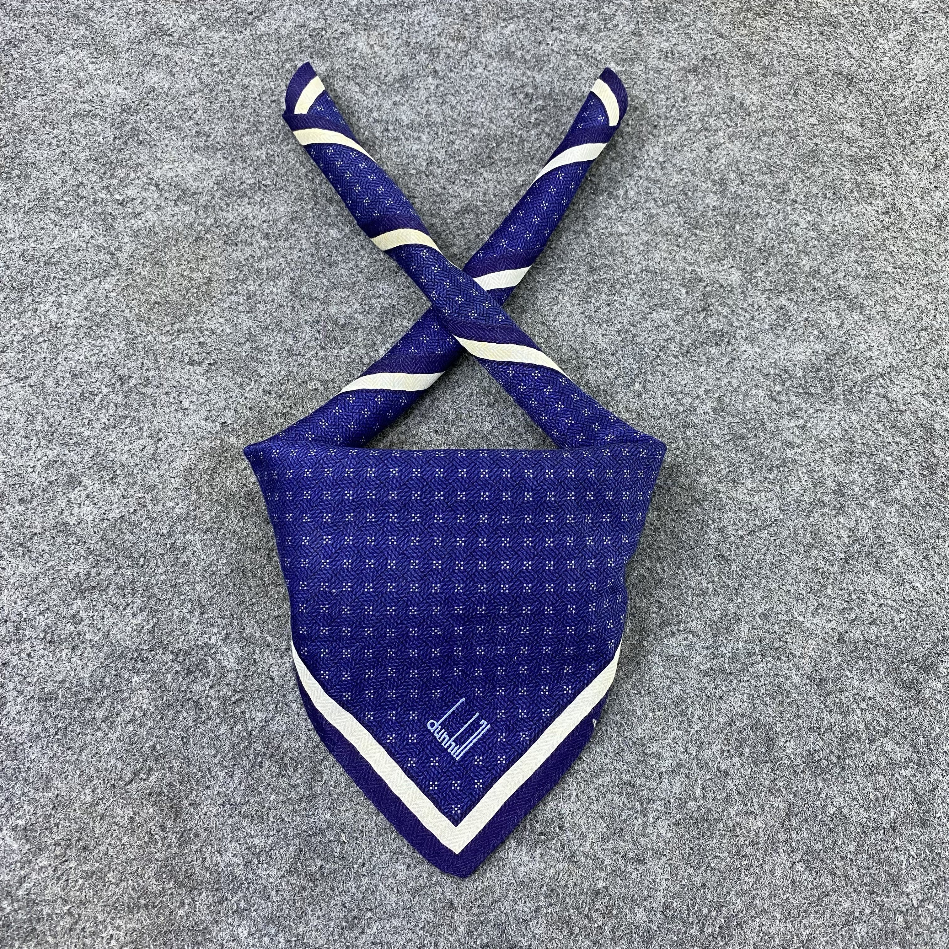 Alfred Dunhill Dunhill Handkerchief Neckerchief Bandana-B1571 Size ONE SIZE - 2 Thumbnail
