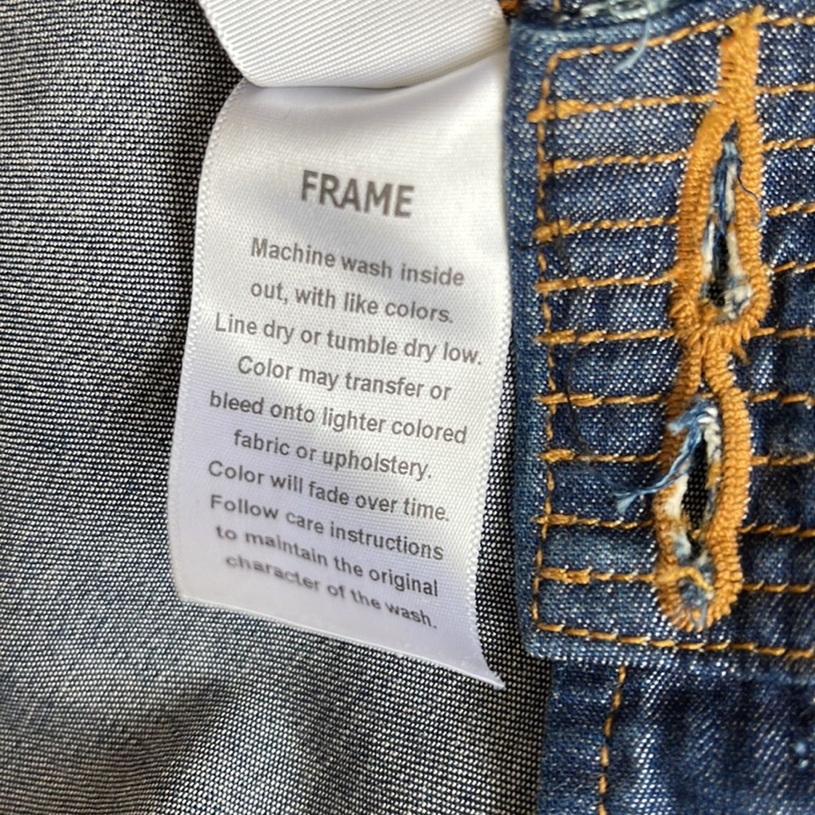 Frame FRAME Denim Le St. Tropez Earldom Denim Dress Size XS Size XS / US 0-2 / IT 36-38 - 8 Thumbnail