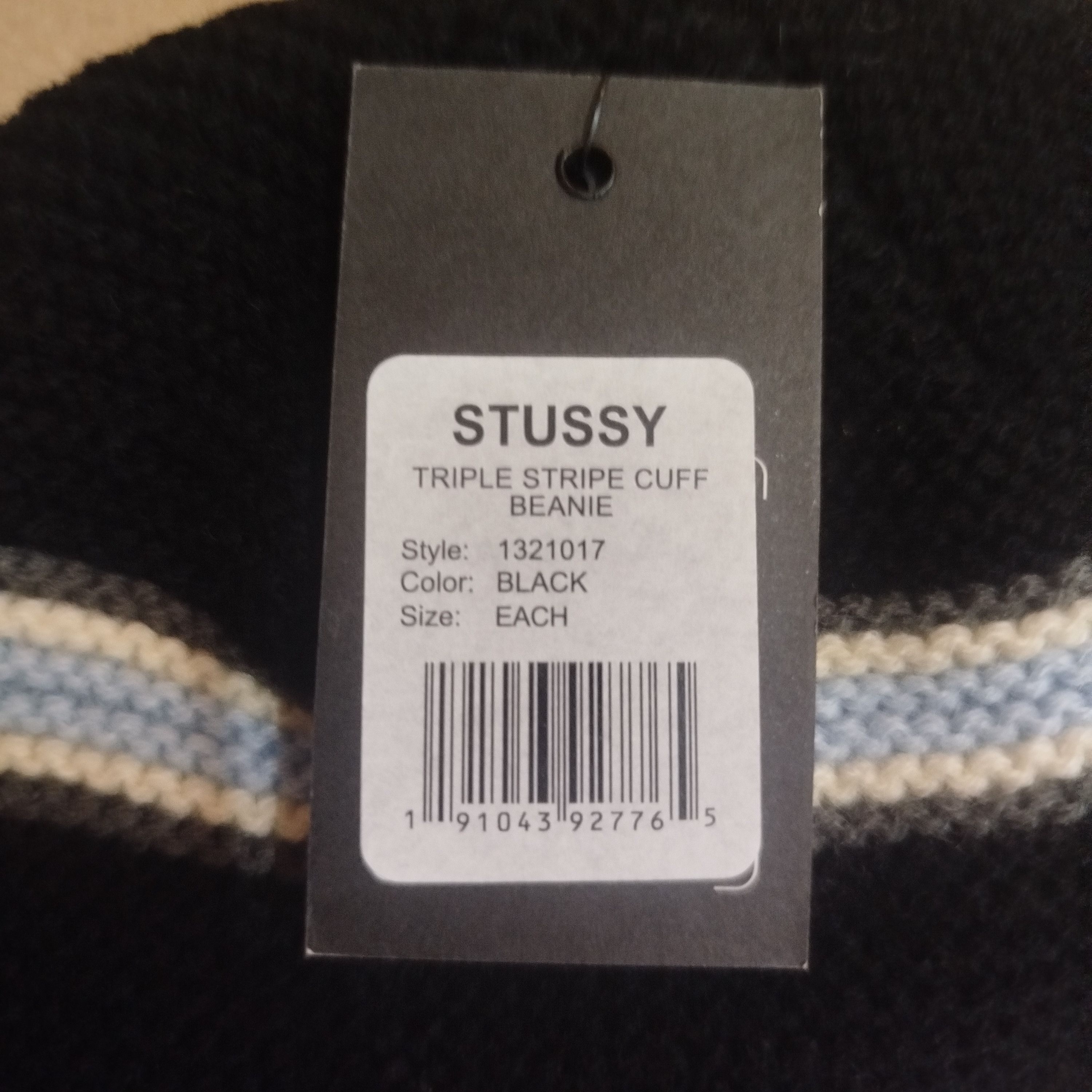 Stussy STUSSY TRIPLE STRIPE CUFF BEANIE Size ONE SIZE - 3 Thumbnail