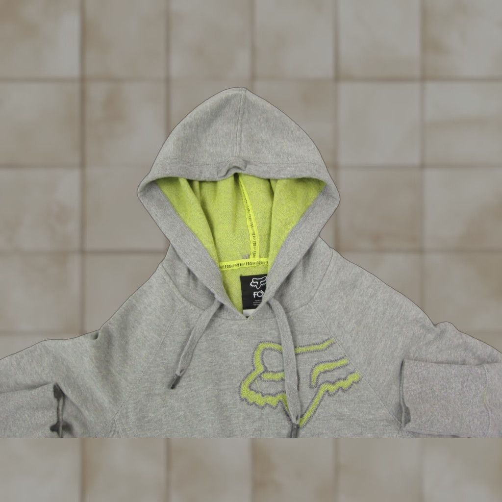 Fox Racing Fox Hoodie Womens M Gray Logo Pullover Hoodie Biker Activewear Racing Size M / US 6-8 / IT 42-44 - 1 Thumbnail