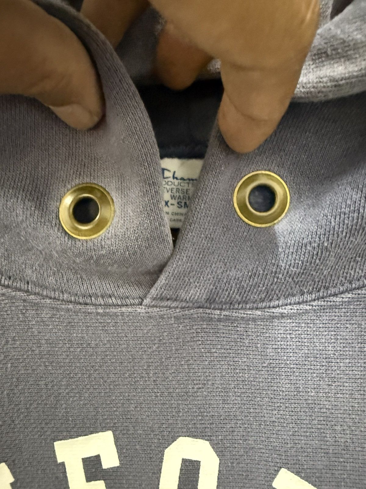 Champion 🔥 Champion Faded Reverse Weave Streetwear Sweat Hoodie - XS Size US XS / EU 42 / 0 - 5 Thumbnail