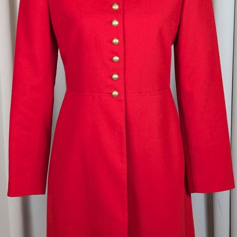 Harve Benard Vintage Harve Bernard by Bernard Holtzman Wool Overcoat Red Size XS / US 0-2 / IT 36-38 - 17 Thumbnail
