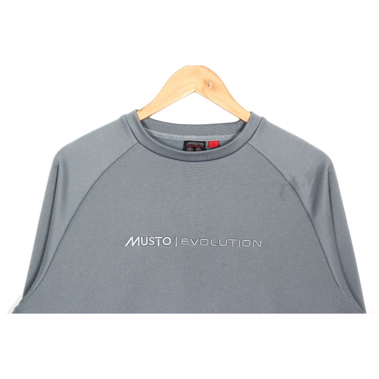 Musto MUSTO EVOLUTION 11th Hour Racing Crew Pullover Sweatshirt Men L Grey / 52 / 52 Size US L / EU 52-54 / 3 - 2 Thumbnail