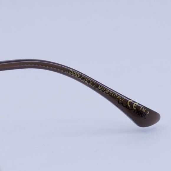 Jimmy Choo Jimmy Choo ASTRA/F/SK 0000 HA Sunglasses Gold Geometric Size ONE SIZE - 11 Thumbnail