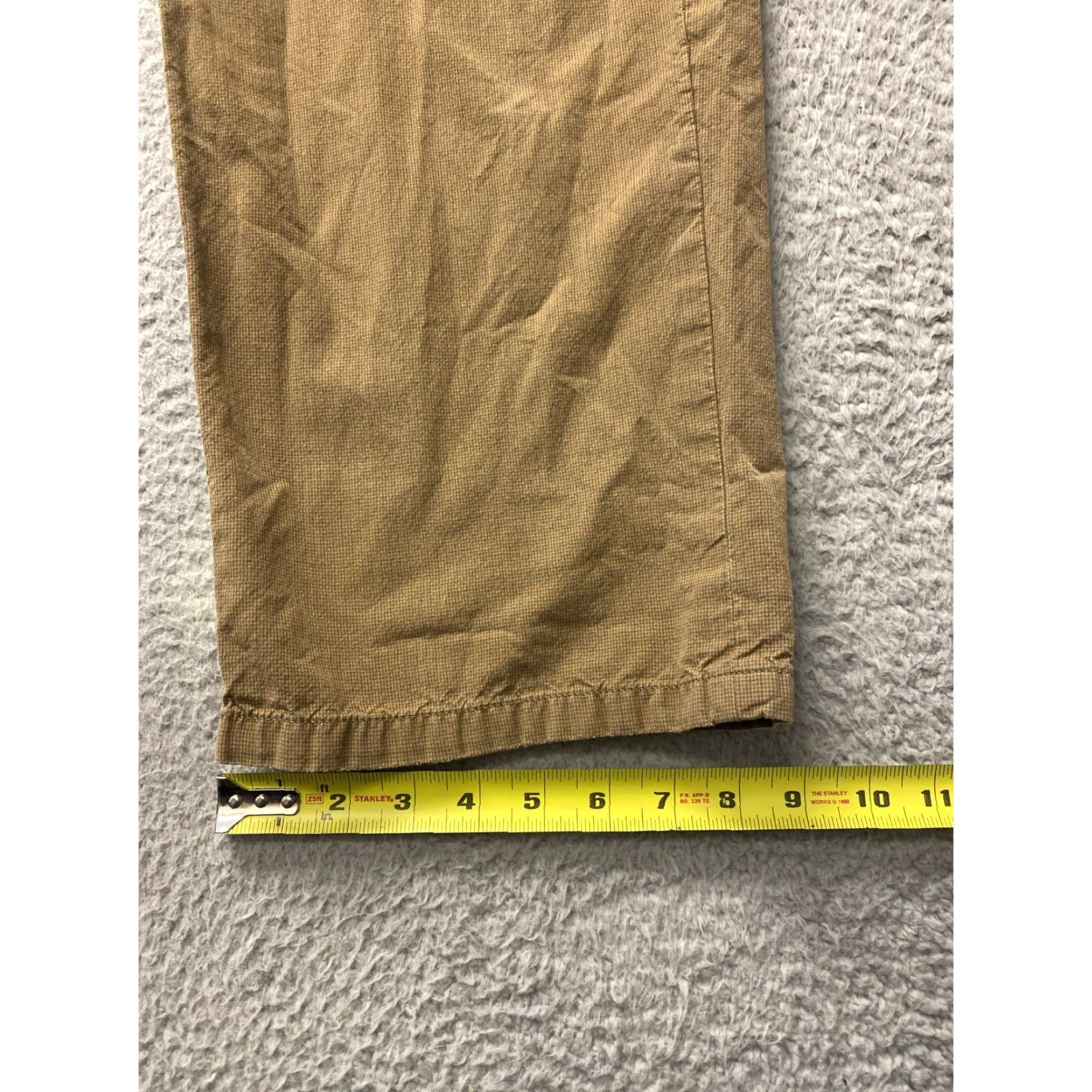 Gap GAP Pants Mens Size 36x32 Light Brown Relaxed Straight Twill Chino /0233 Casual Travel Size US 36 / EU 52 - 5 Thumbnail
