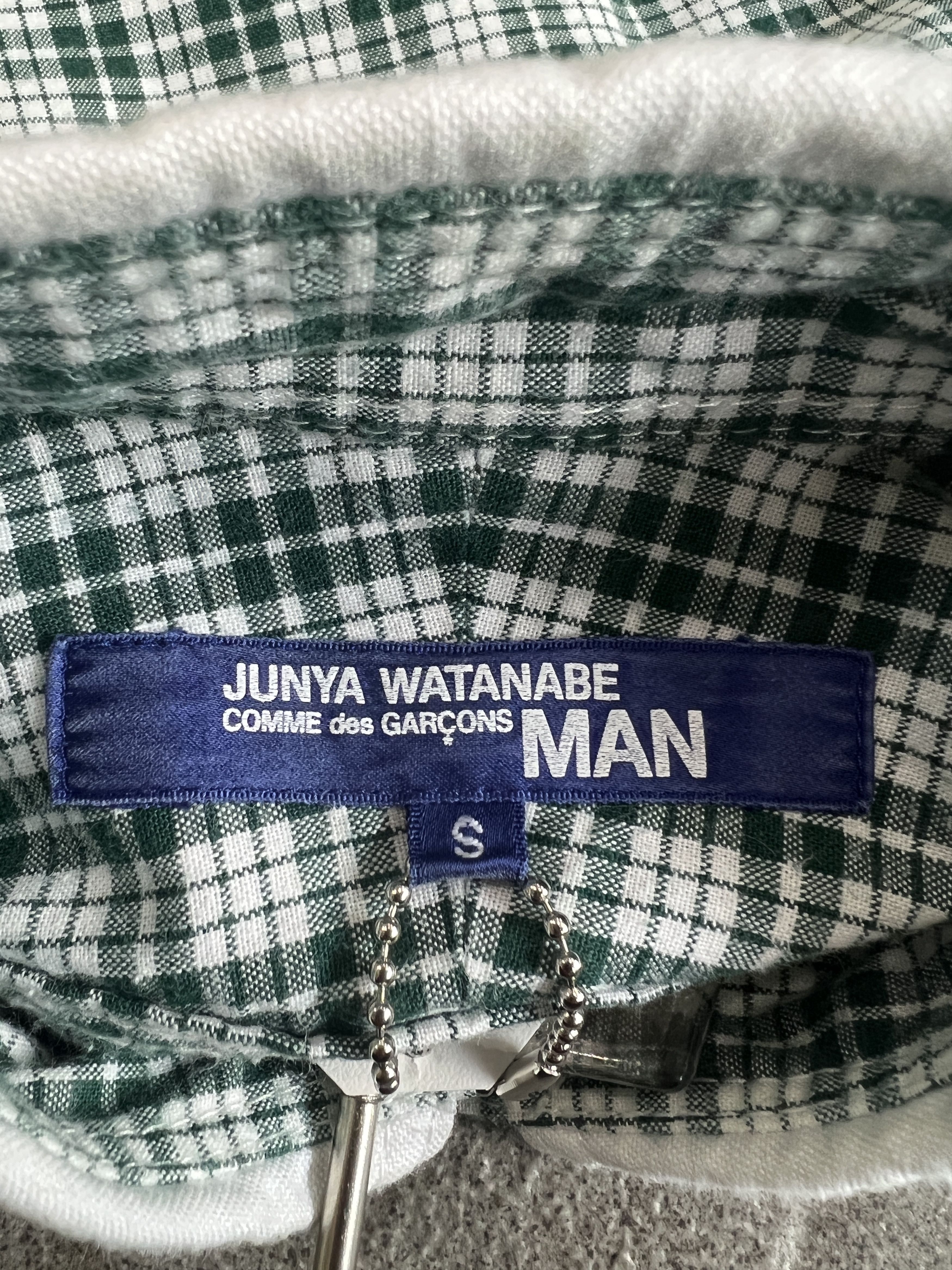 Junya Watanabe Junya Watanabe Comme des Garçons MAN gingham shirt Size US S / EU 44-46 / 1 - 4 Thumbnail