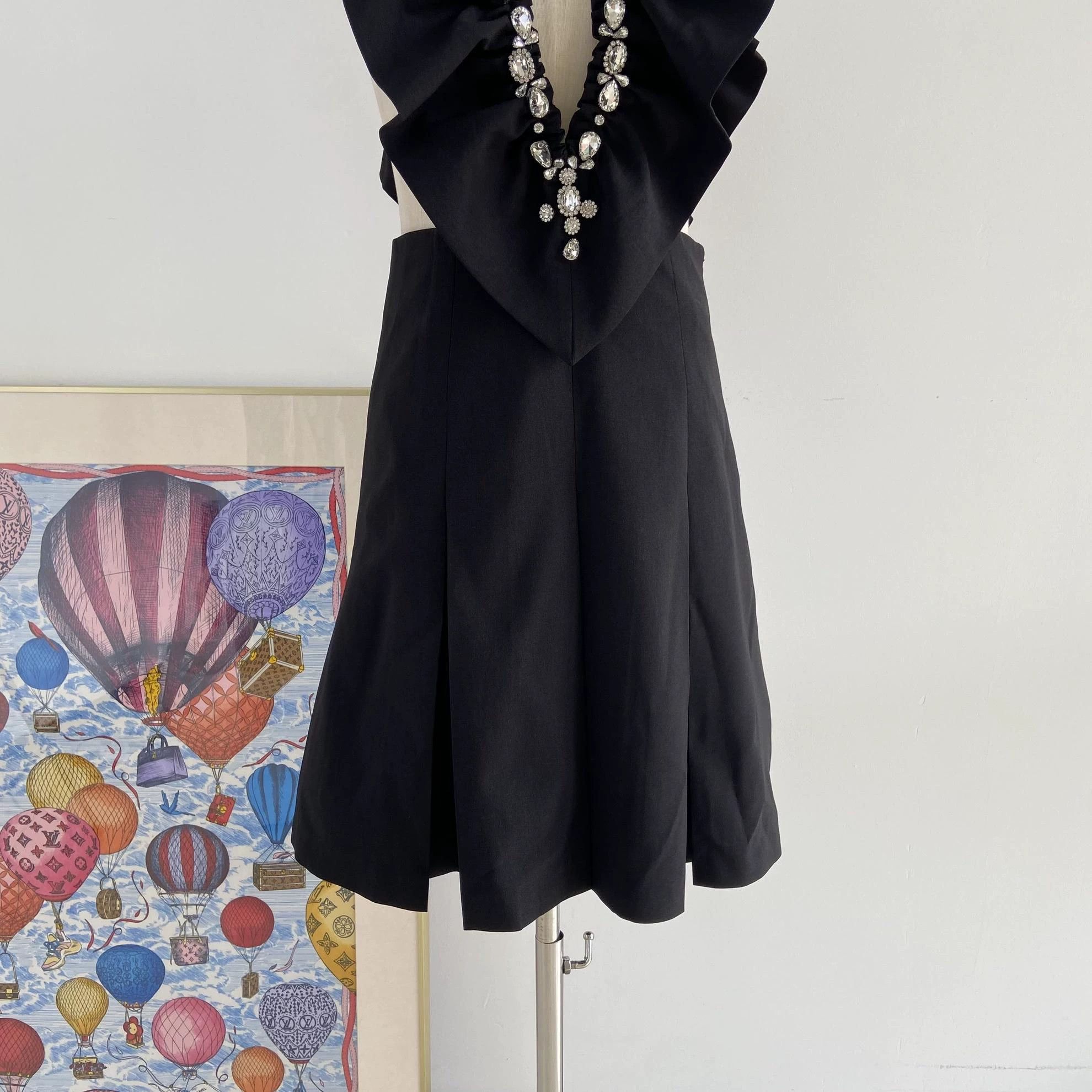 Shushu/Tong Shushu Tong Ruffle Crystal Dress US 6 Size M / US 6-8 / IT 42-44 - 4 Thumbnail