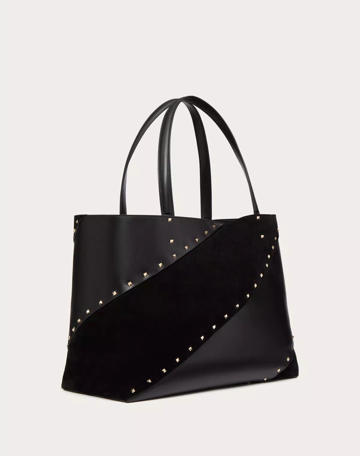 Valentino oc11z0725 Size:OS/ Wispy In Calfskin And Suede in Black Size ONE SIZE - 2 Thumbnail