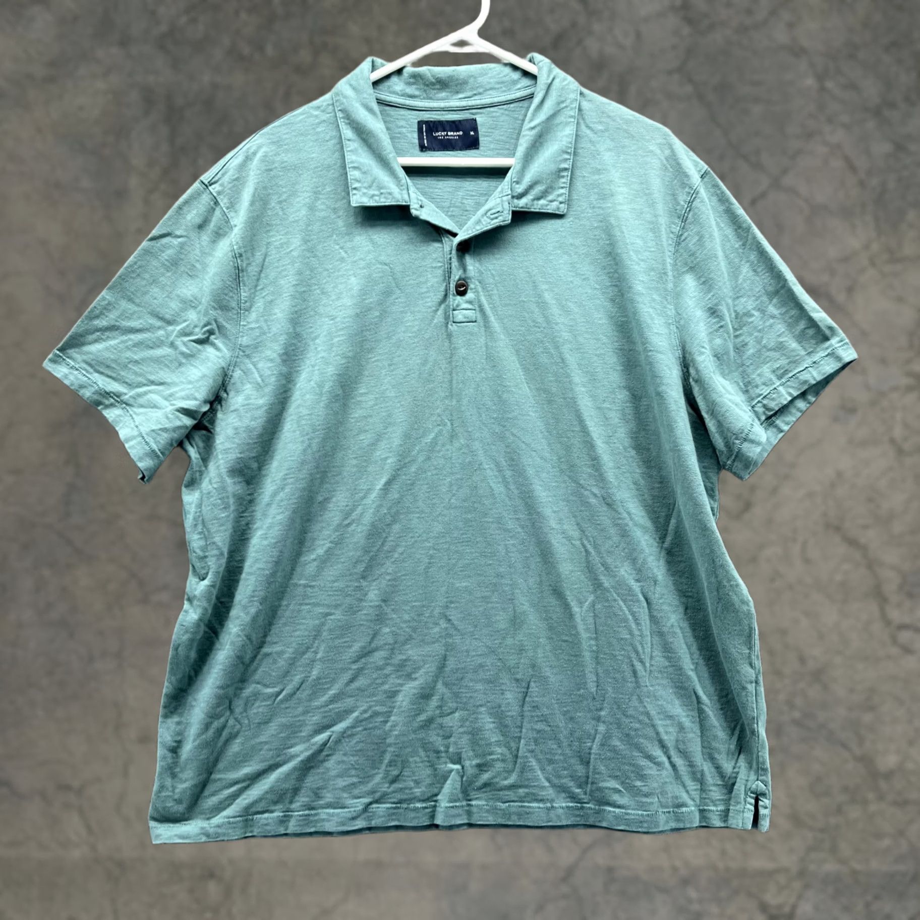 Lucky Brand Lucky Brand Polo Shirt Men XL Teal Blue Casual Preppy Logo Cotton XL Polo Shirt Men XL Teal Blue Casual Logo Pattern Solid Short Sleeve Vintage No Size US XL / EU 56 / 4 - 1 Thumbnail