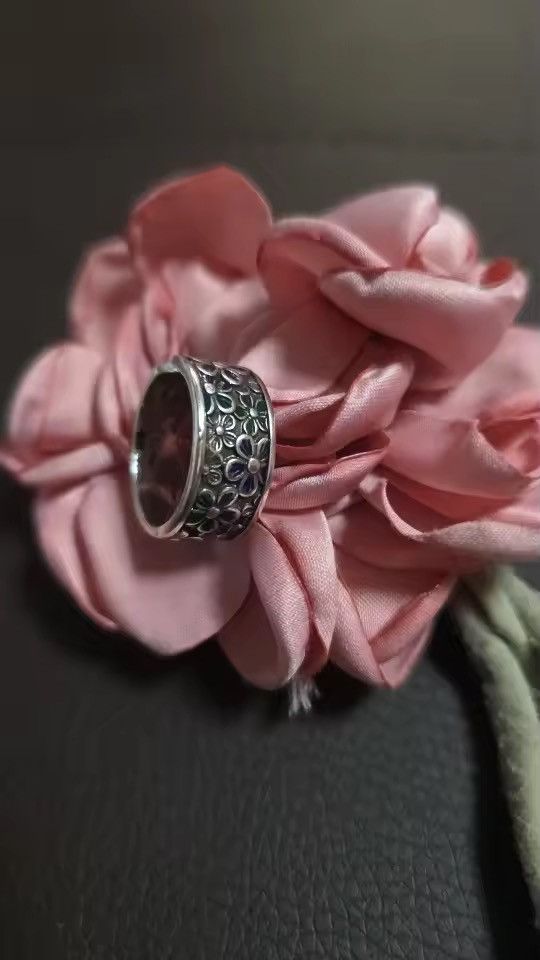 Japanese Brand Mizuhara x moto Multicolor Flower Open Ring Size ONE SIZE - 7 Thumbnail